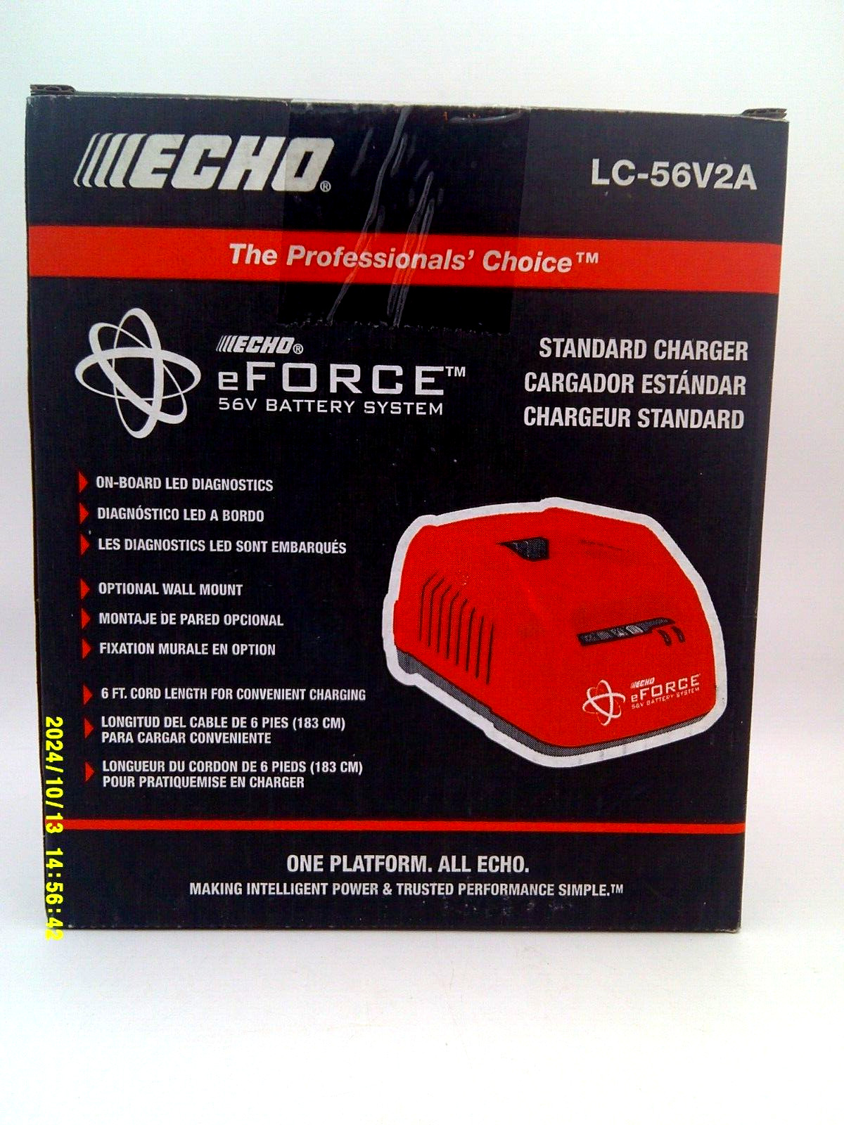 ECHO Brand eFORCE 56V Battery System Standard Charger BRAND NEW in the BOX