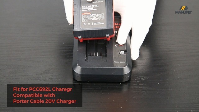 2PACK 3.0Ah 18V/20V Max Li-ion Battery & Charger Compatible with PCC680L PCC692L