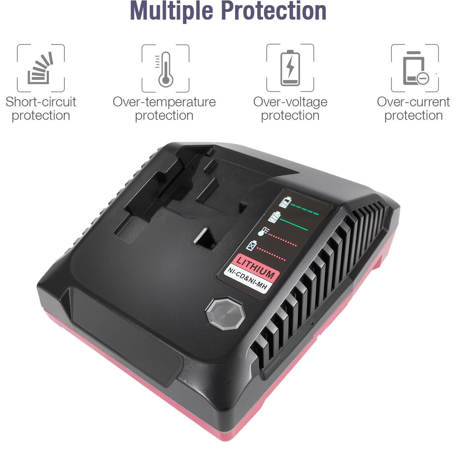 For Porter Cable 18V Lithium-Ion & NiCad NiMh Battery Charger PCXMVC PCMVC PC18B