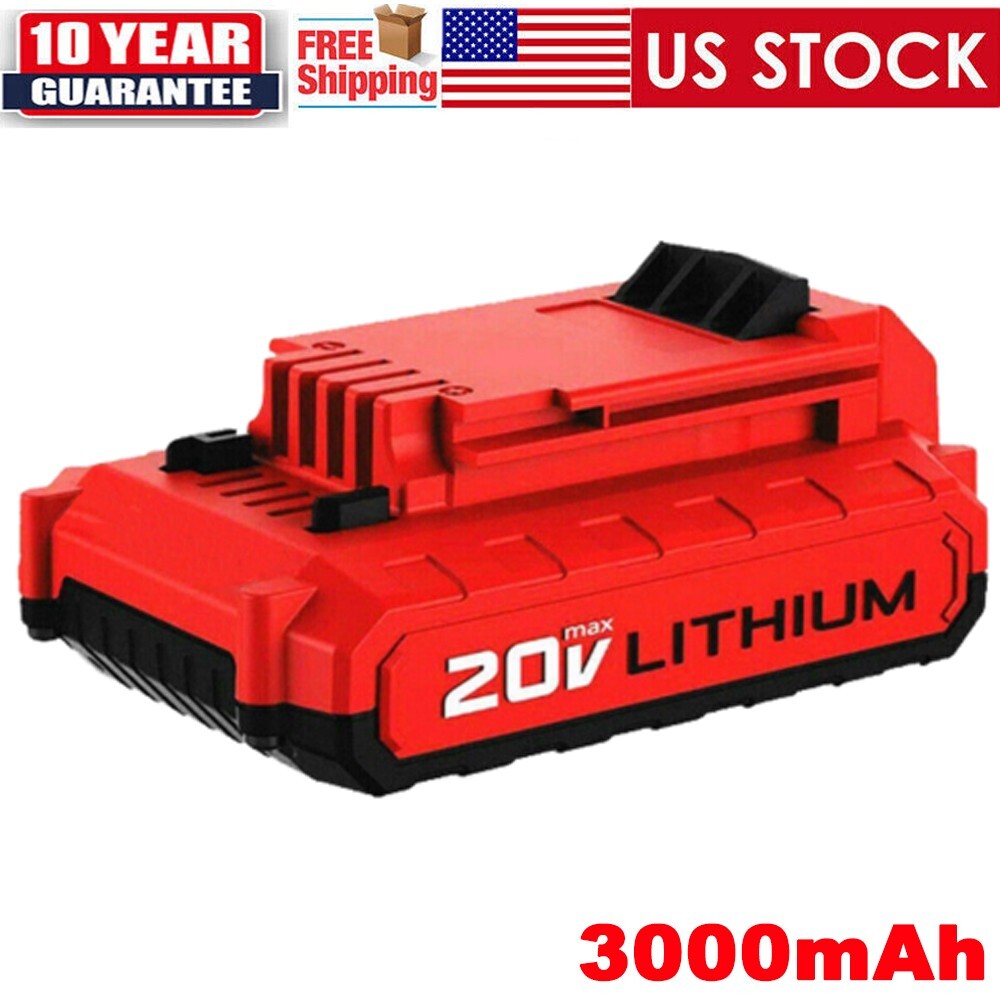 2X For PORTER CABLE PCC680L PCC685L PCC681L 20V Max Lithium-Ion Battery/ Charger