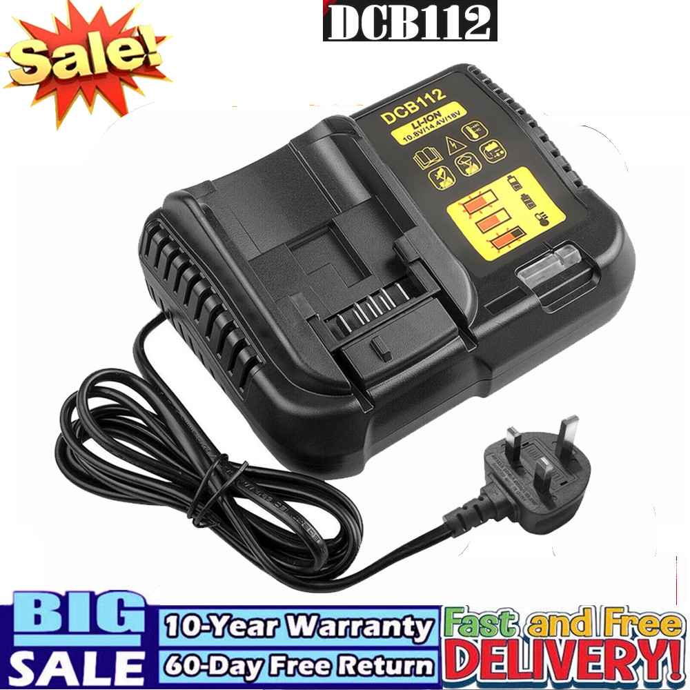 New for DEWALT DCB112 18-20V Lithium-Ion Battery Charger DCB204 DCB200 DCB205