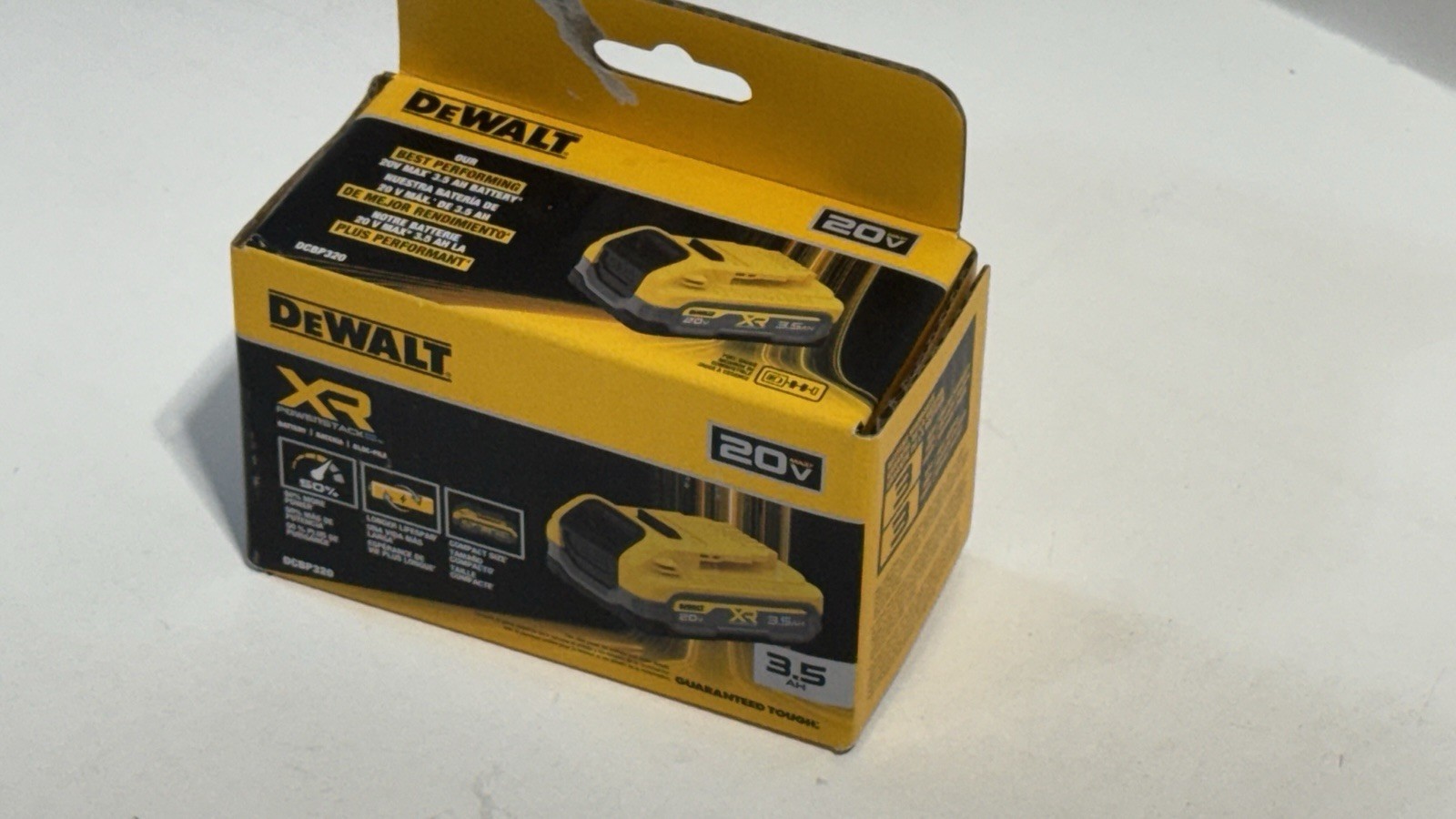 DEWALT DCBP320 20V MAX 3.5Ah PowerStack Lithium-Ion Battery / No Tariffs In US_