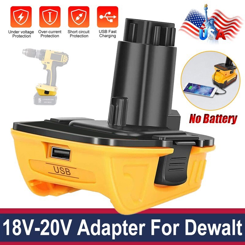 NEW 1/2/4X 18V – 20V MAX DCA1820 Adapter For DEWALT 20 Volt Li-ion Battery