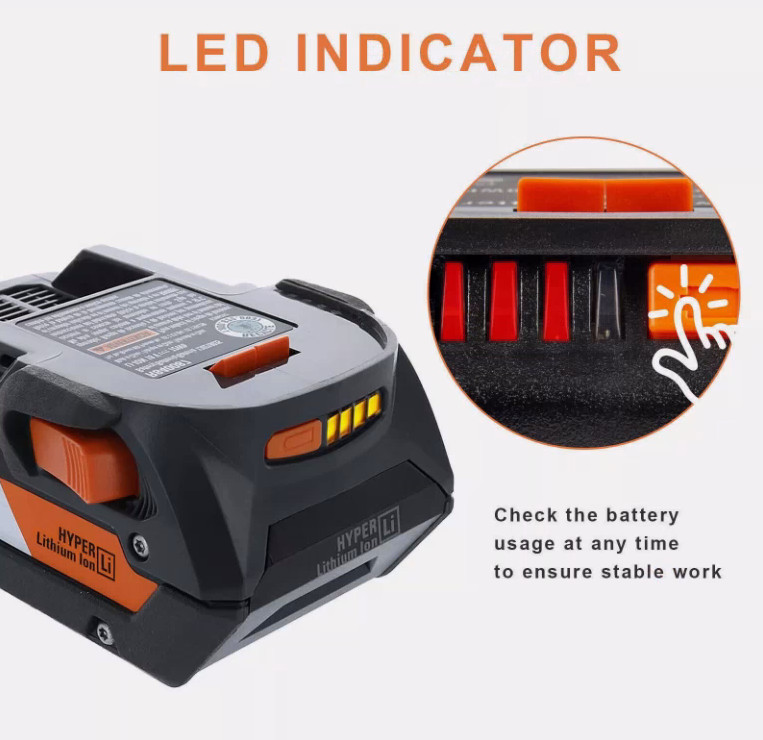 2PACK For Ridgid R840087 7.0Ah Lithium Battery Rigid 18 Volt R840085 Power Tools