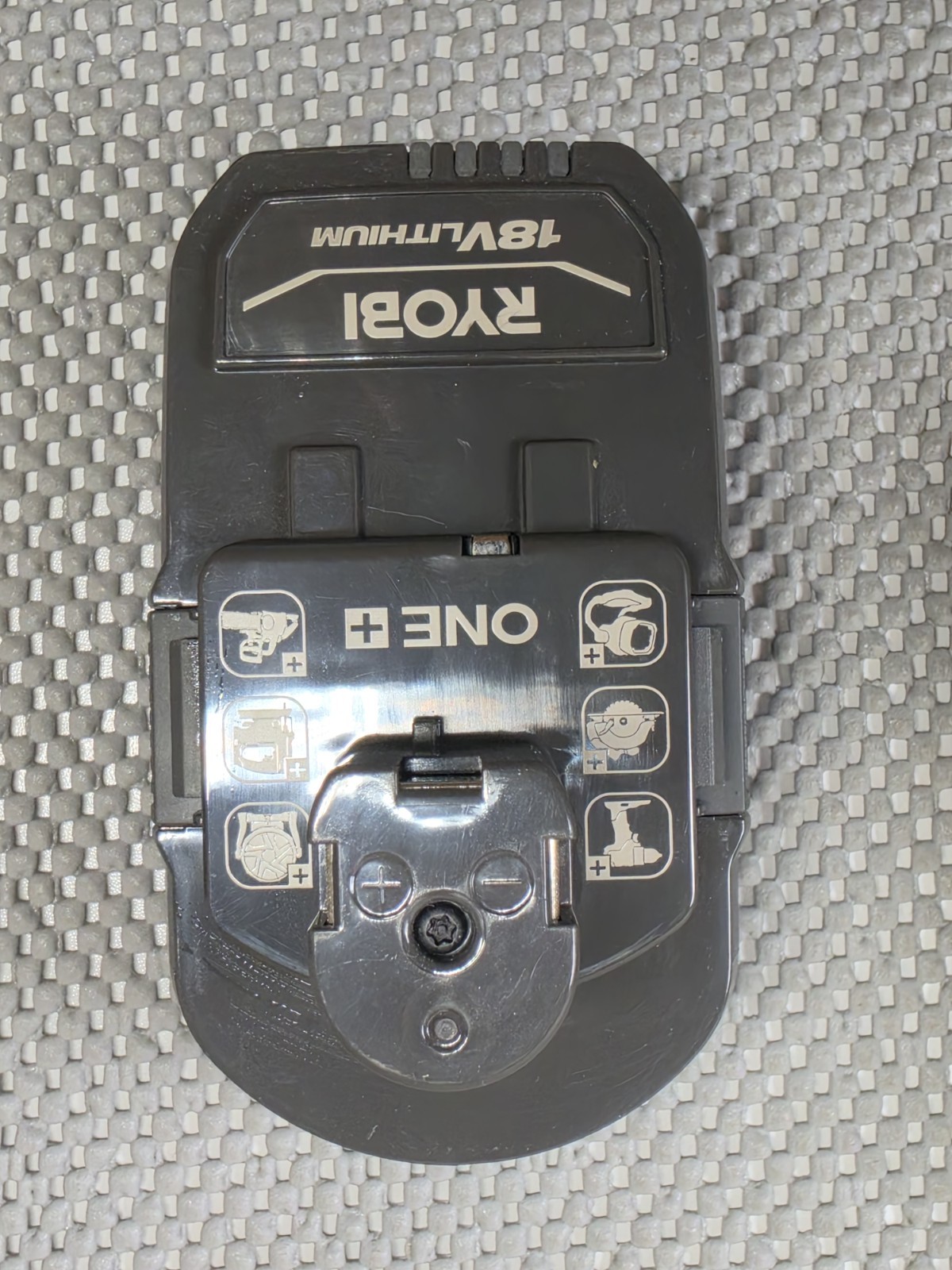 Ryobi PCG002 18V ONE+ Lithium-Ion Charger with Genuine Ryobi PBP005 4Ah Battery
