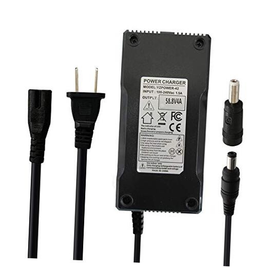 58.8V 4A Fast Battery Charger for 48V (51.8V 52V) 14S Lithium Battery Pack