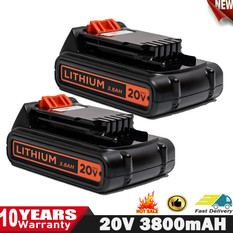 2Pack 20V Lithium-ion Battery for BLACK+DECKER 20 Volt LBXR20 LB20 LB2X2020 new