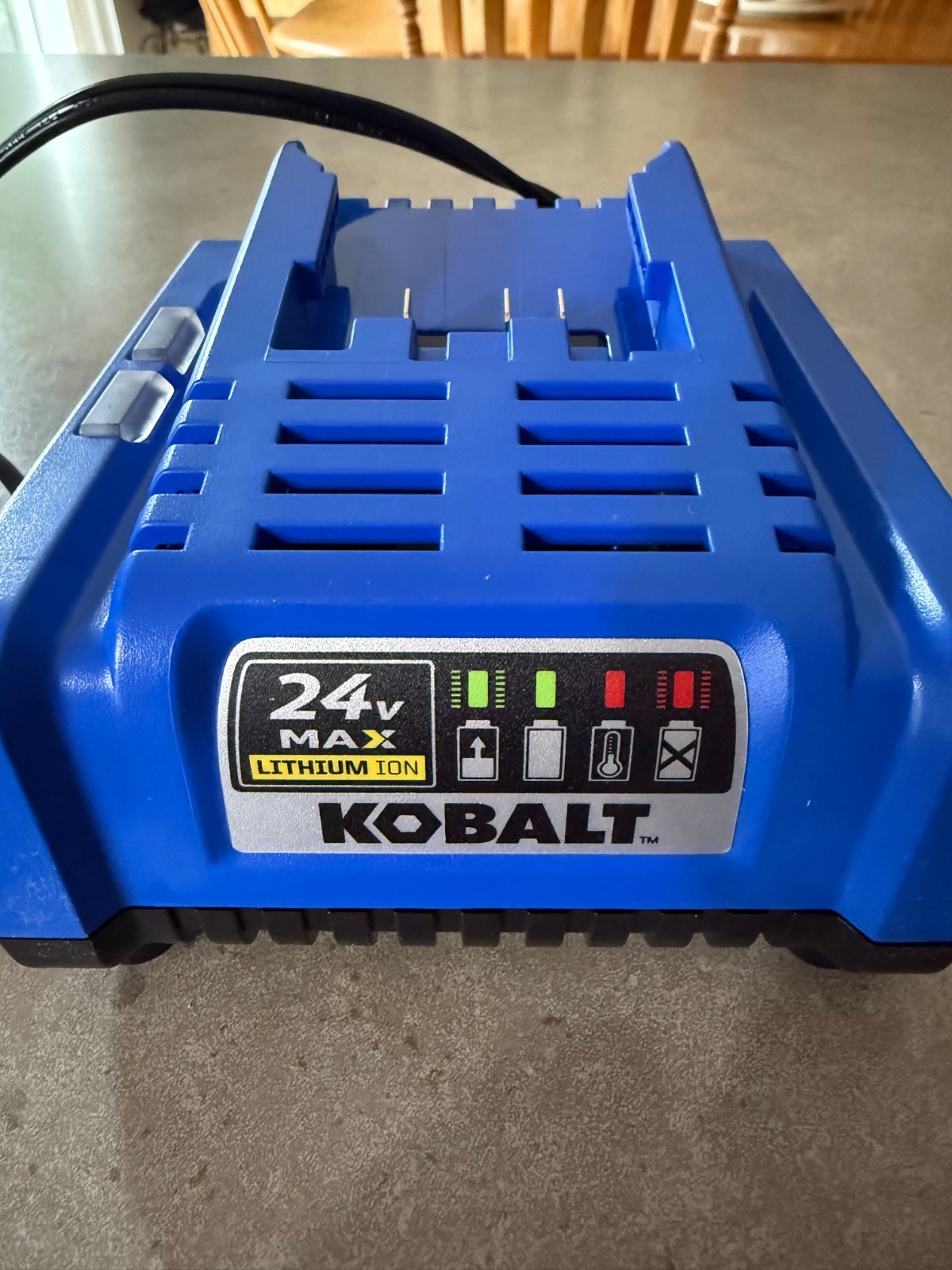 NEW-Kobalt 24V MAX Lithium-Ion Battery Charger- New Charger Only