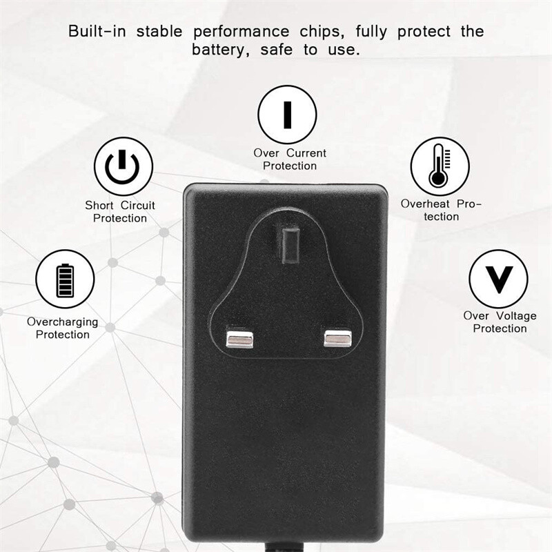AC21-98V Replacement UK/EU Plug Power Adapter Charger For Cordless Drill Battery