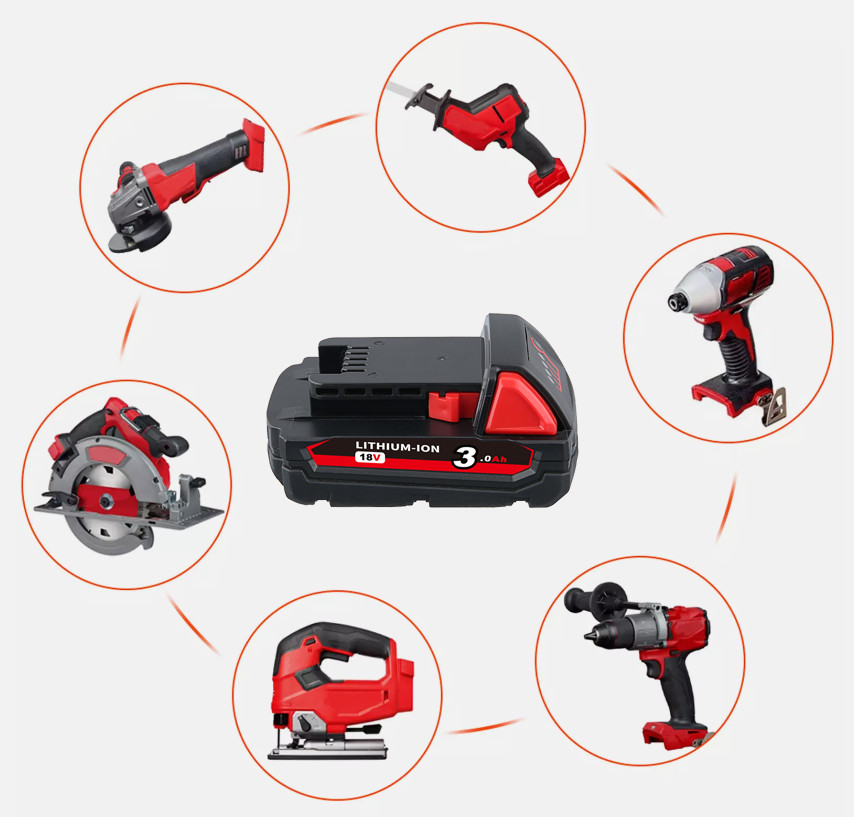 NEW For Milwaukee M18 Lithium ion 3.0 AH Extended Capacity Battery 48-11-1860 US