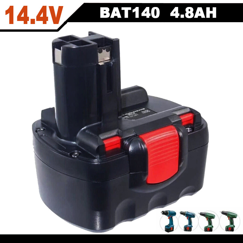 for Bosch 4.8Ah 14.4Volt Ni-Mh Battery BAT040 BAT140 BAT038 BAT041 BAT159 BAT159