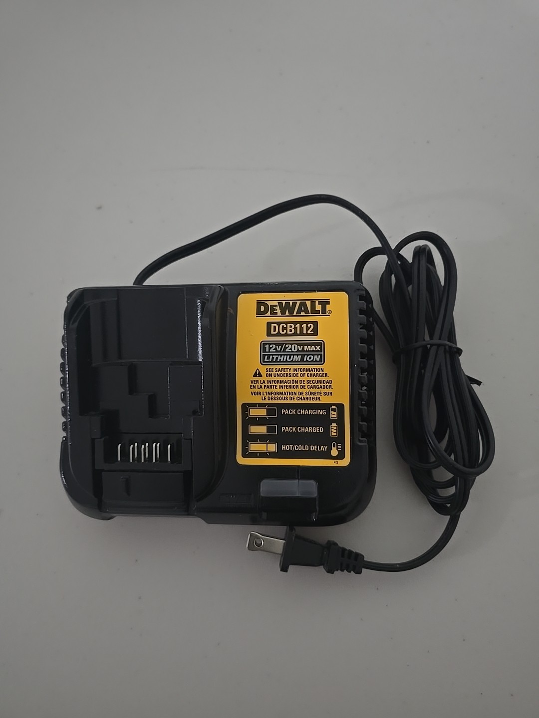 Genuine Dewalt DCB112 12V-20V Li-Ion Battery Charger