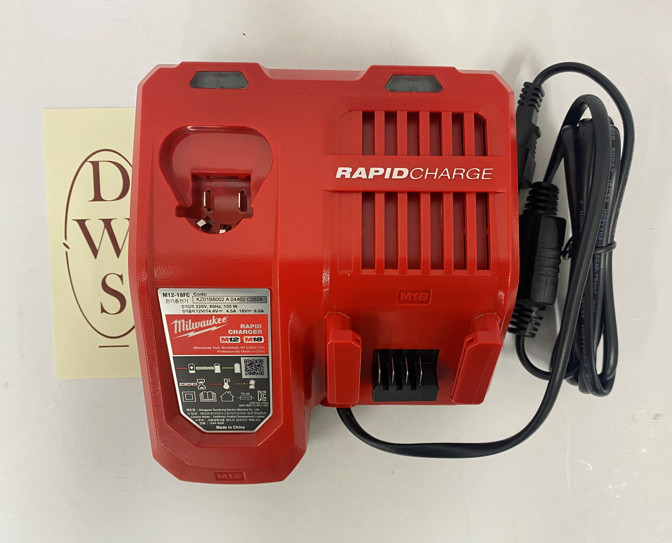 Milwaukee M12-18FC Rapid Charger for M12 & M18 12V 18V – 220V Bulk Pack