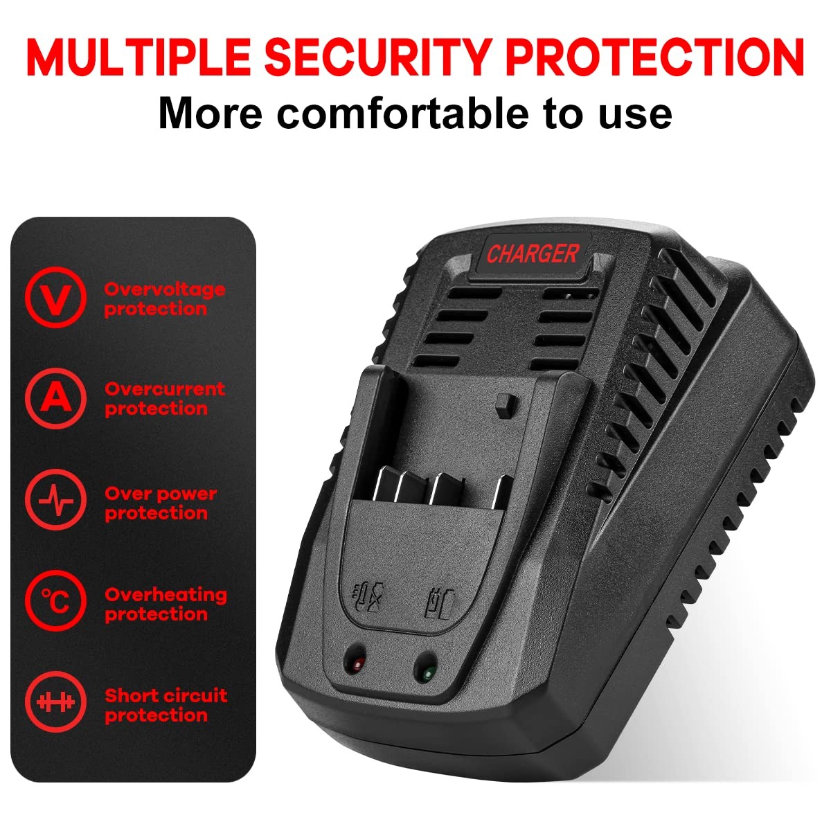 Dongpucun Quick Battery Charger For Bosch Bc660 14.4V-18V Lithium Battery