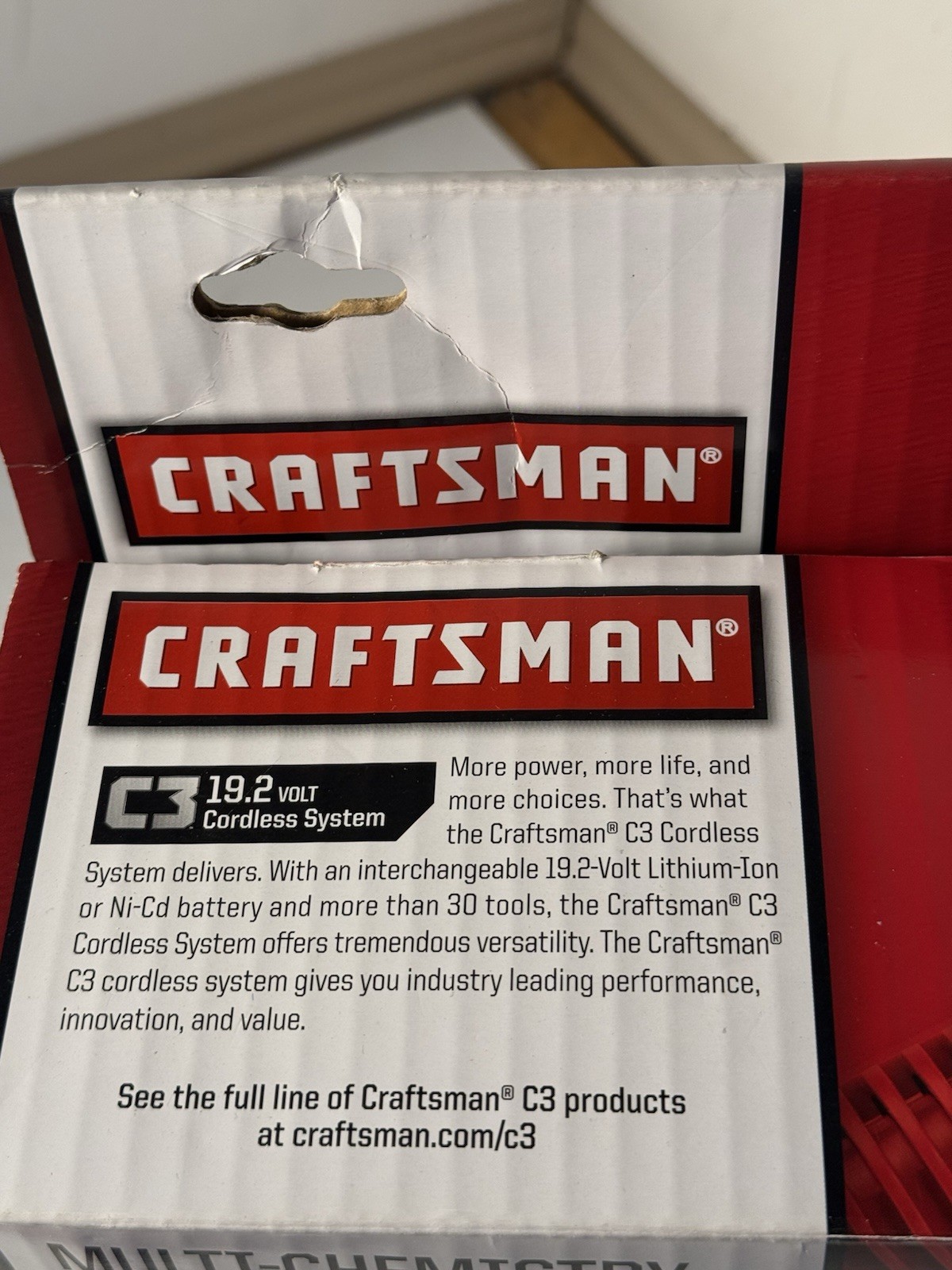 Craftsman Battery Charger 1425301 OEM 1 Hour Fast 19.2V. New!