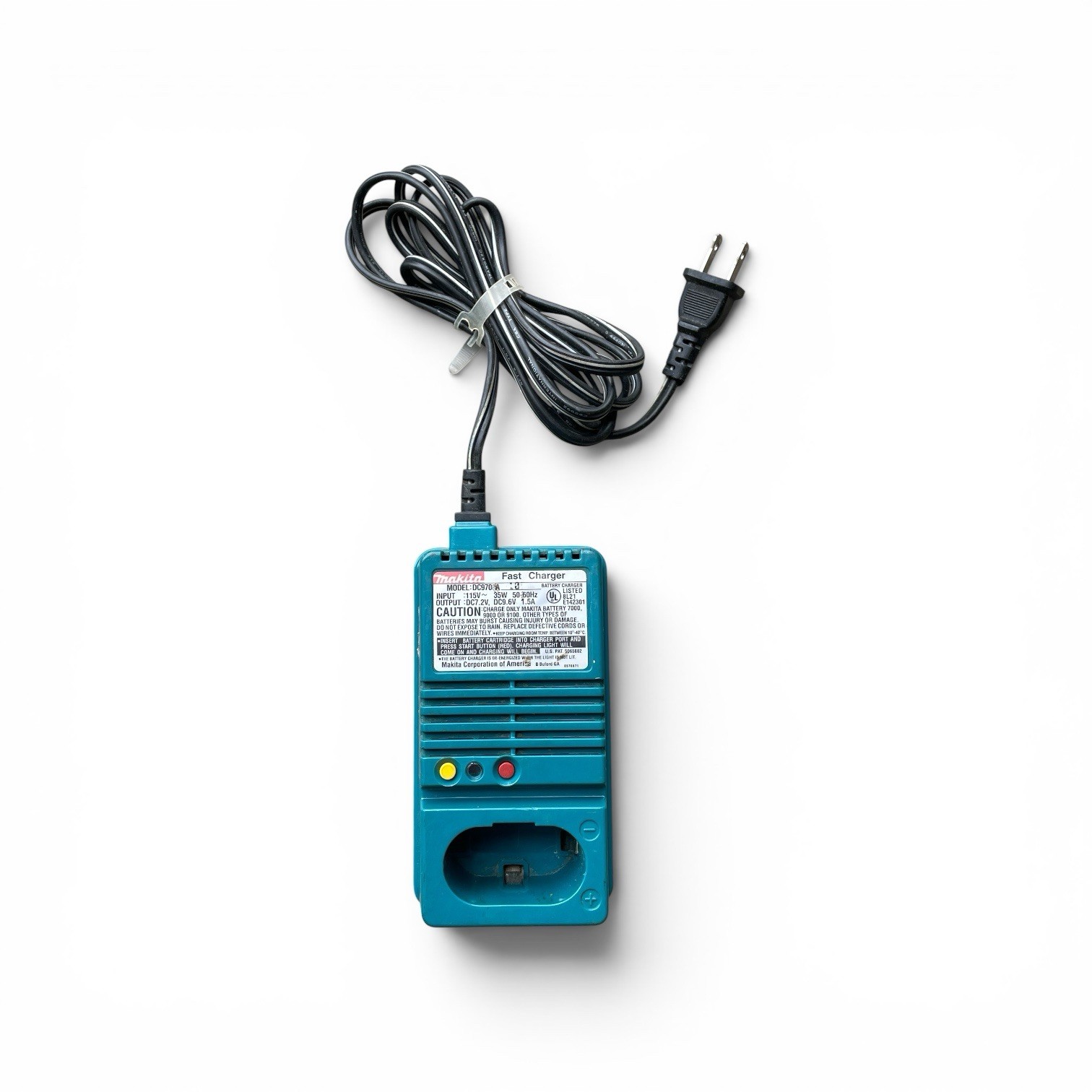Makita DC9700A Fast Battery Charger 7.2 V, 9.6V , 1.5A, Tested Working