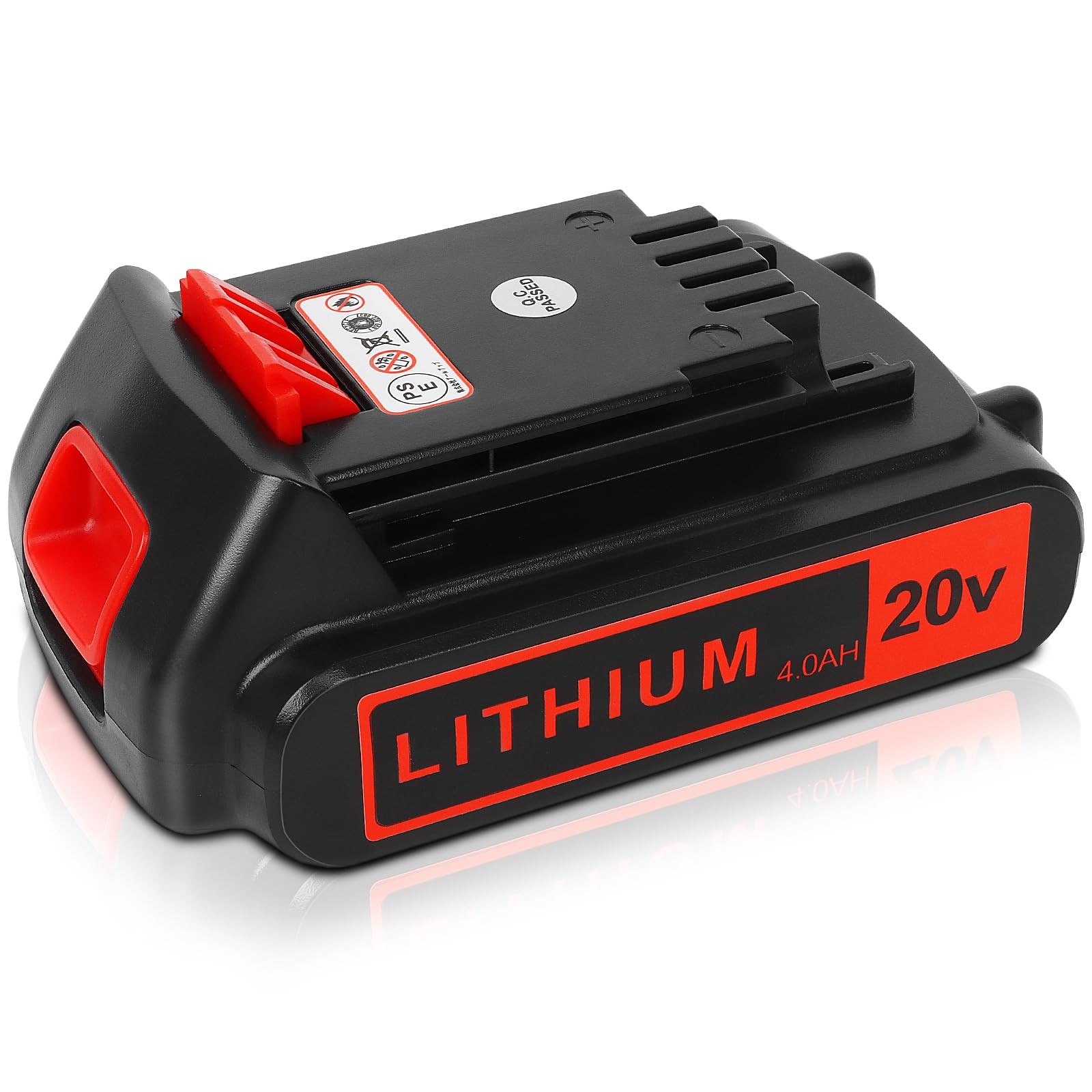 Akkopower 20V 4.0Ah Lithium Battery For Black And Decker 20 Volt 4000Mah