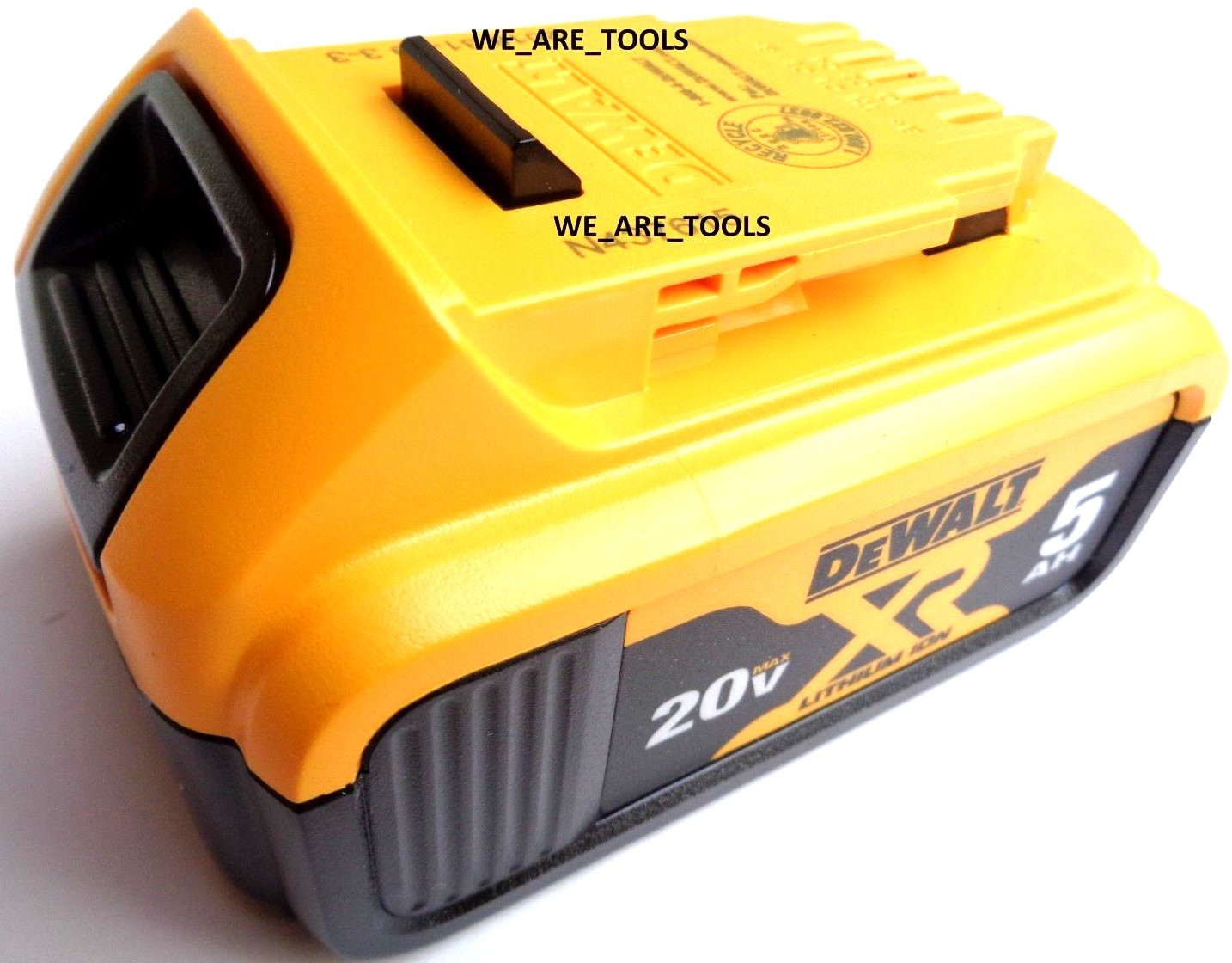 (2) Dewalt 20V DCB205 5.0 AH Batteries, (1) DCB115 Charger 20 Volt