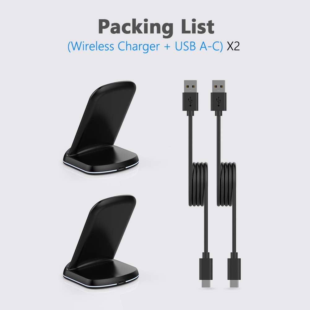 Yootech 2 Pack Wireless Charger10W Max Wireless Charging Standcompatible Iphone