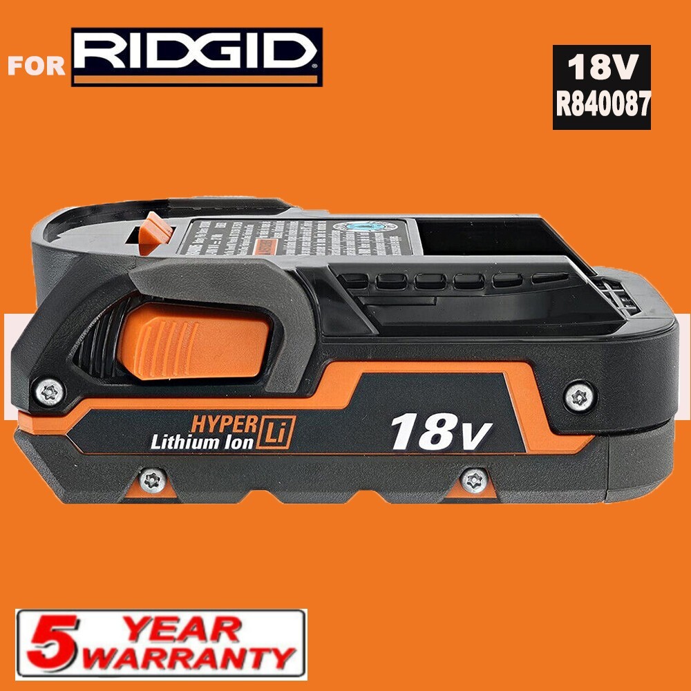 18V Battery For RIDGID R840087 R840083 R840085 R840084 Power Tool 4000AH Hyper