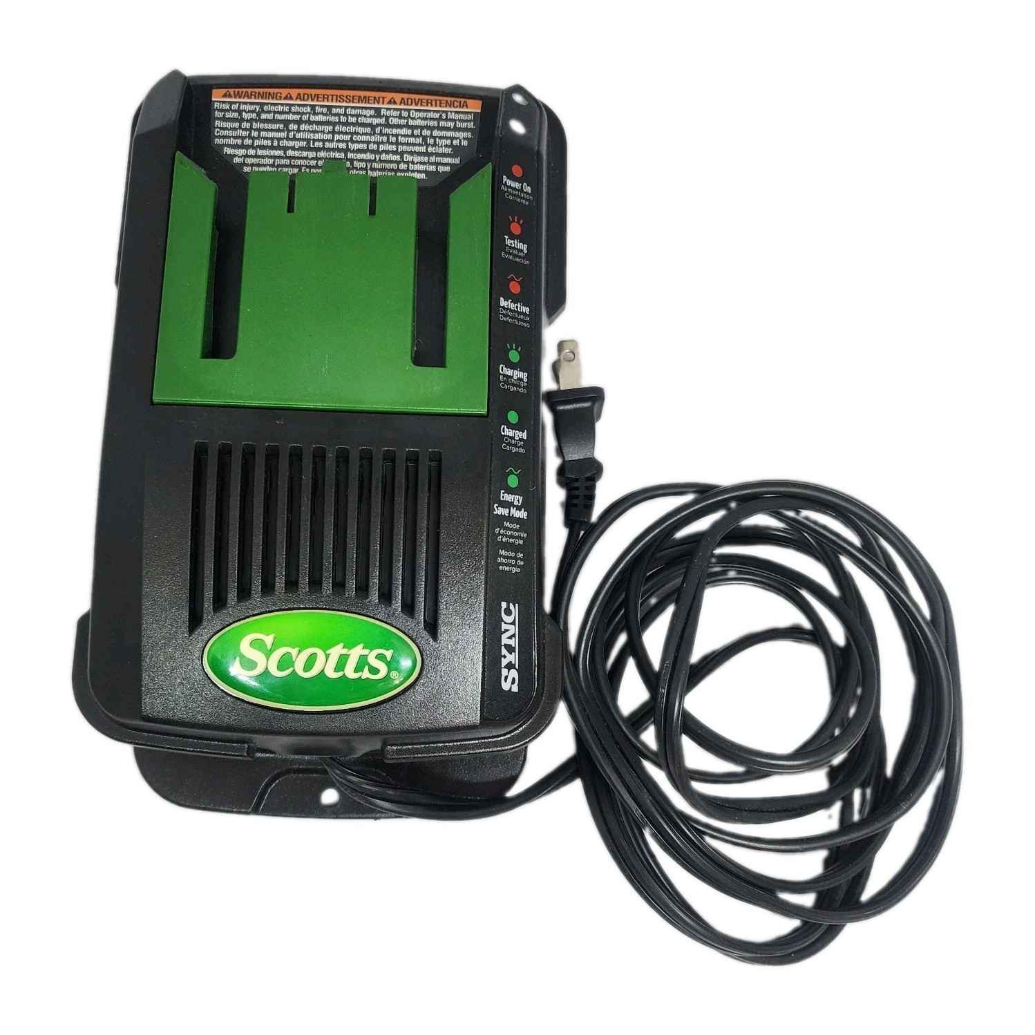 Scotts Sync S200 Battery Charger – Tested & Working