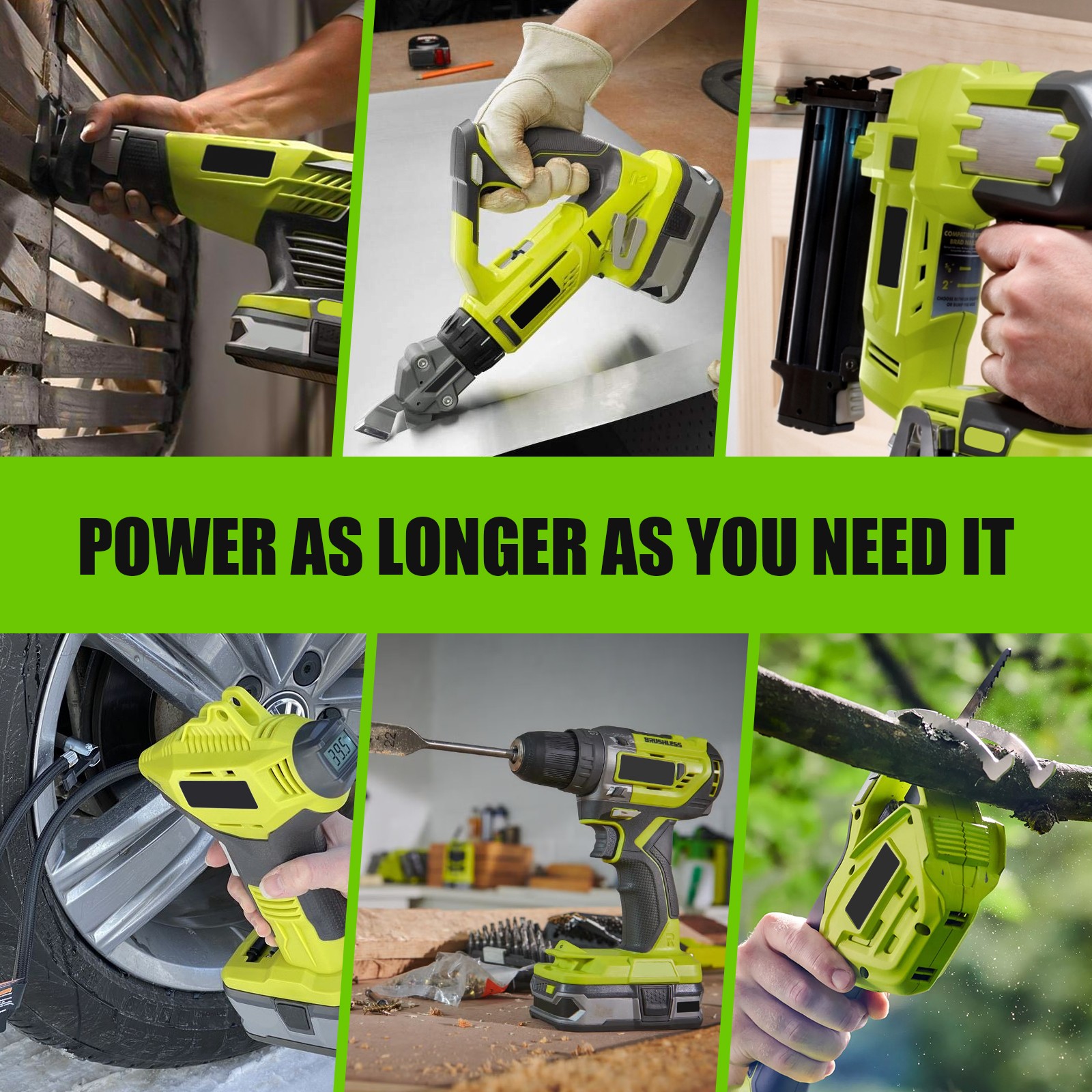 3.0AH For RYOBI P107 18V One Plus High Capacity Battery 18Volt Lithium-Ion P108