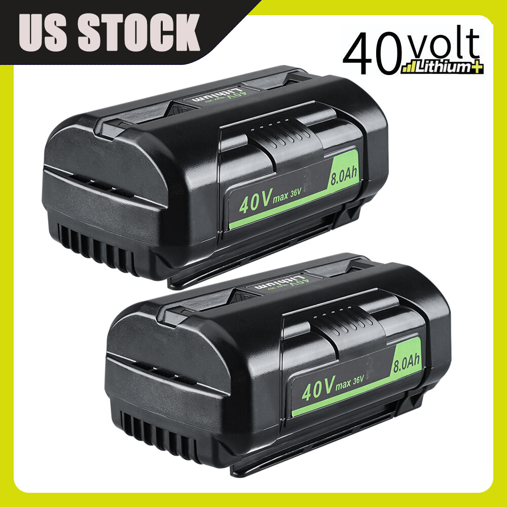 2 PACK 40V 8.0Ah For Ryobi Lithium-Ion Extended Capacity Battery OP4050 OP40261