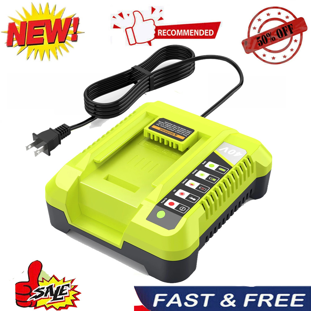 NEW Rapid Charger For Ryobi 40V OP408VNM Lithium Battery OP406VNM OP40602 OP401