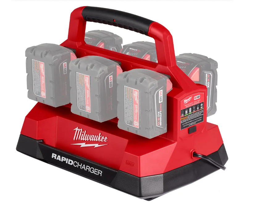 Milwaukee M18 Six Bay Rapid Charger Station | MPN : 48-59-1809 | Pack of 1
