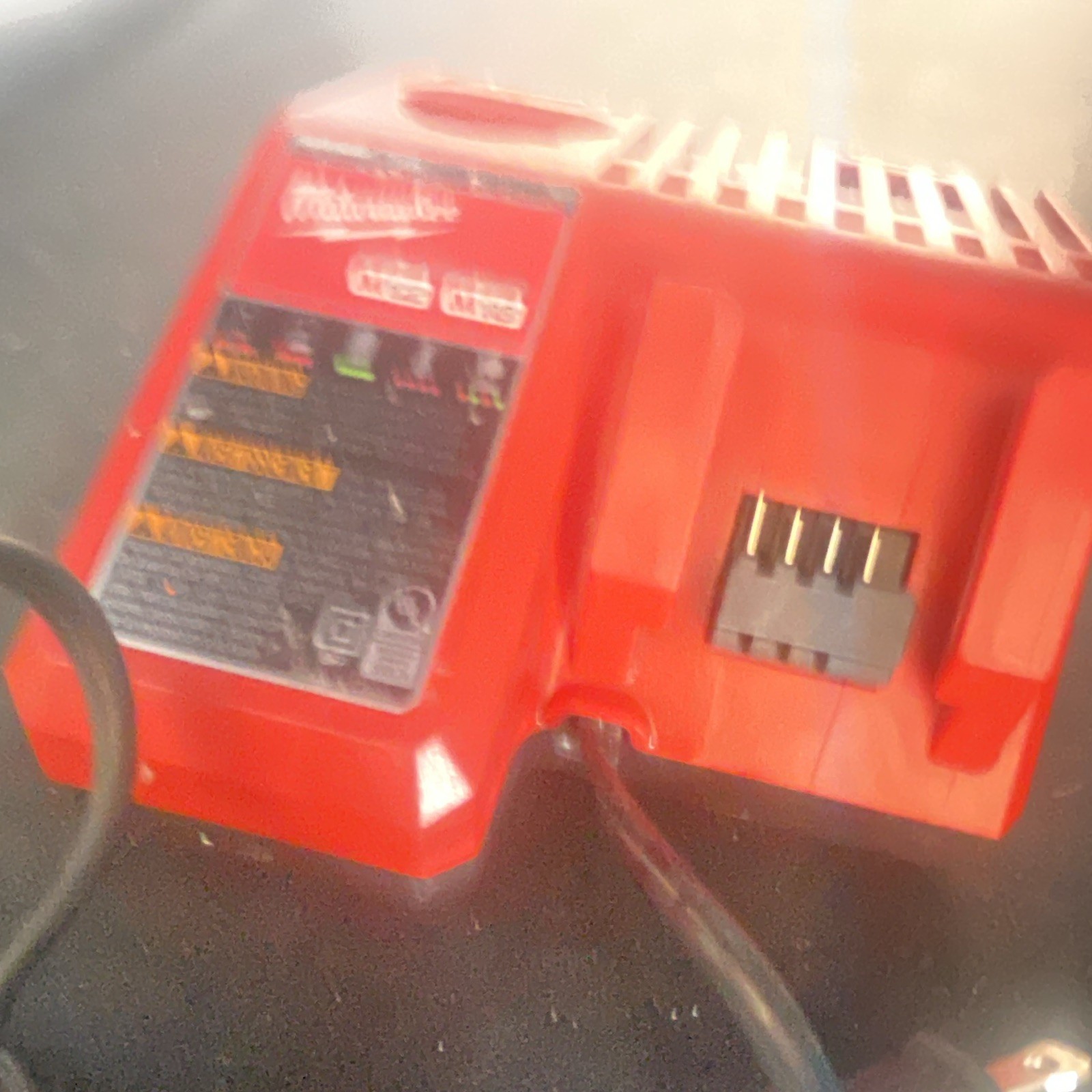Milwaukee M12/M18 18V Dual Battery Charger, Red (No Battery Included)