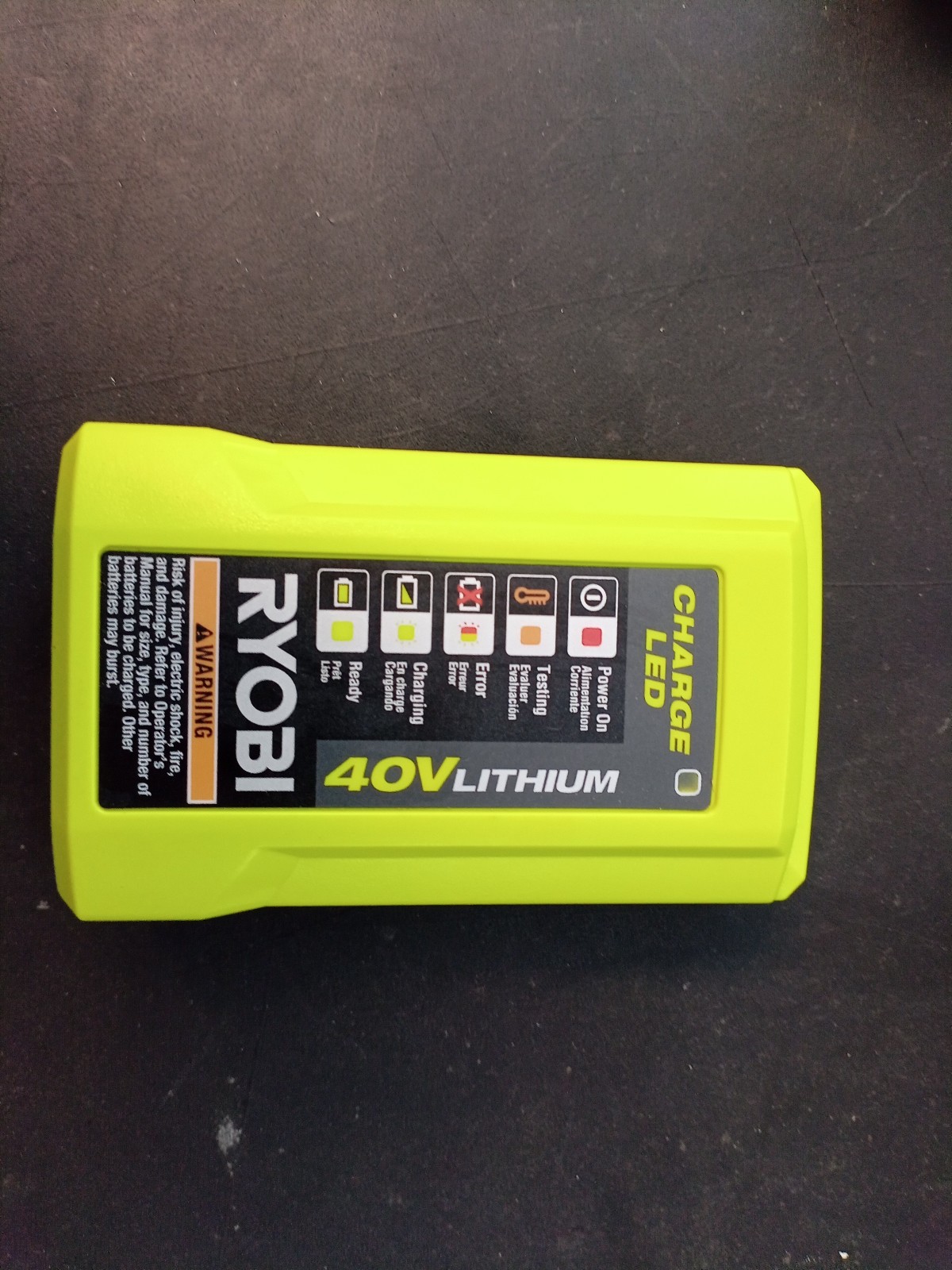 For Ryobi OP408VNM 40V Lithium-Ion Battery Rapid Charger OP406VNM 40-Volt NEW
