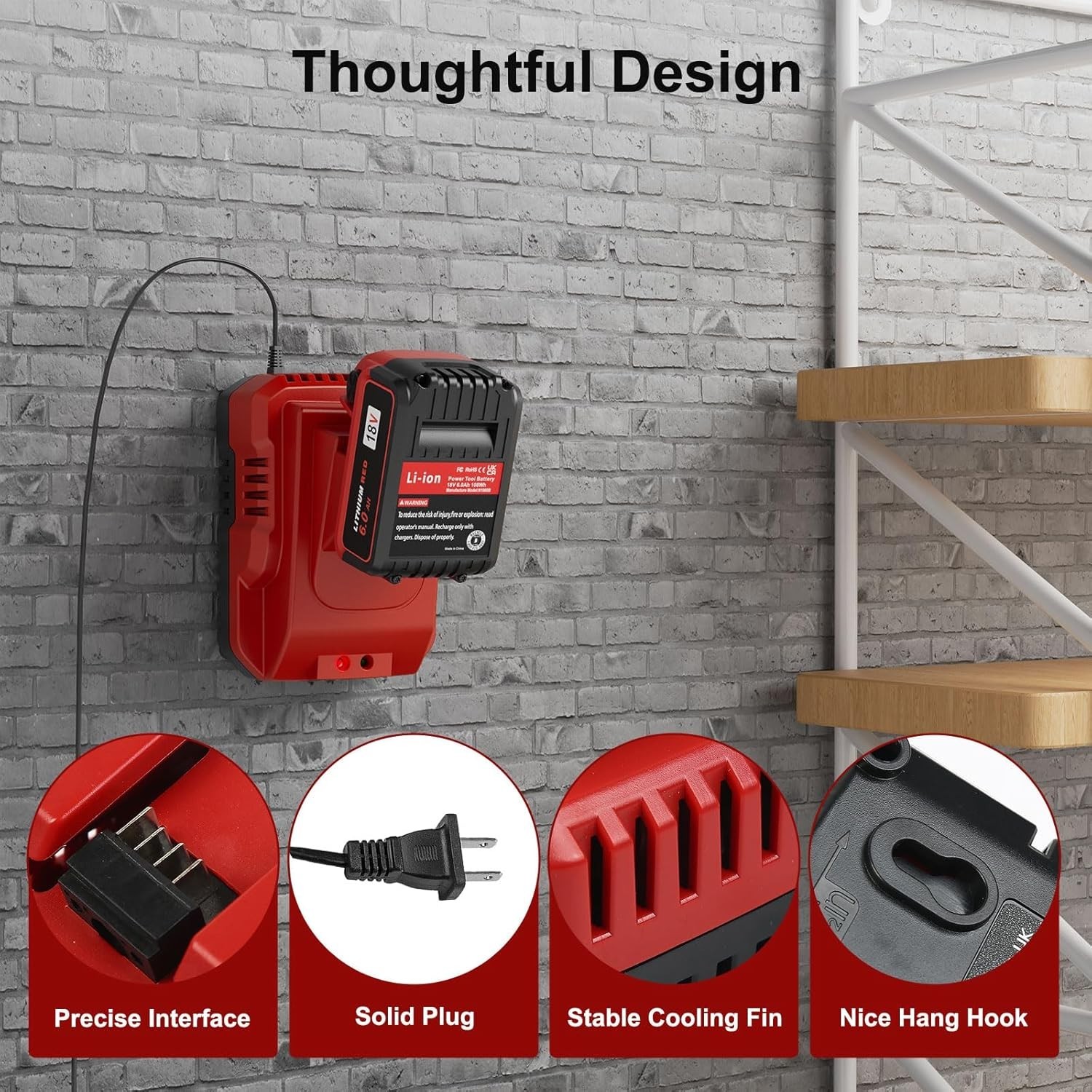 Car Battery Charger Replace For Milwaukee M-18 18V Lithium Ion Battery Charger