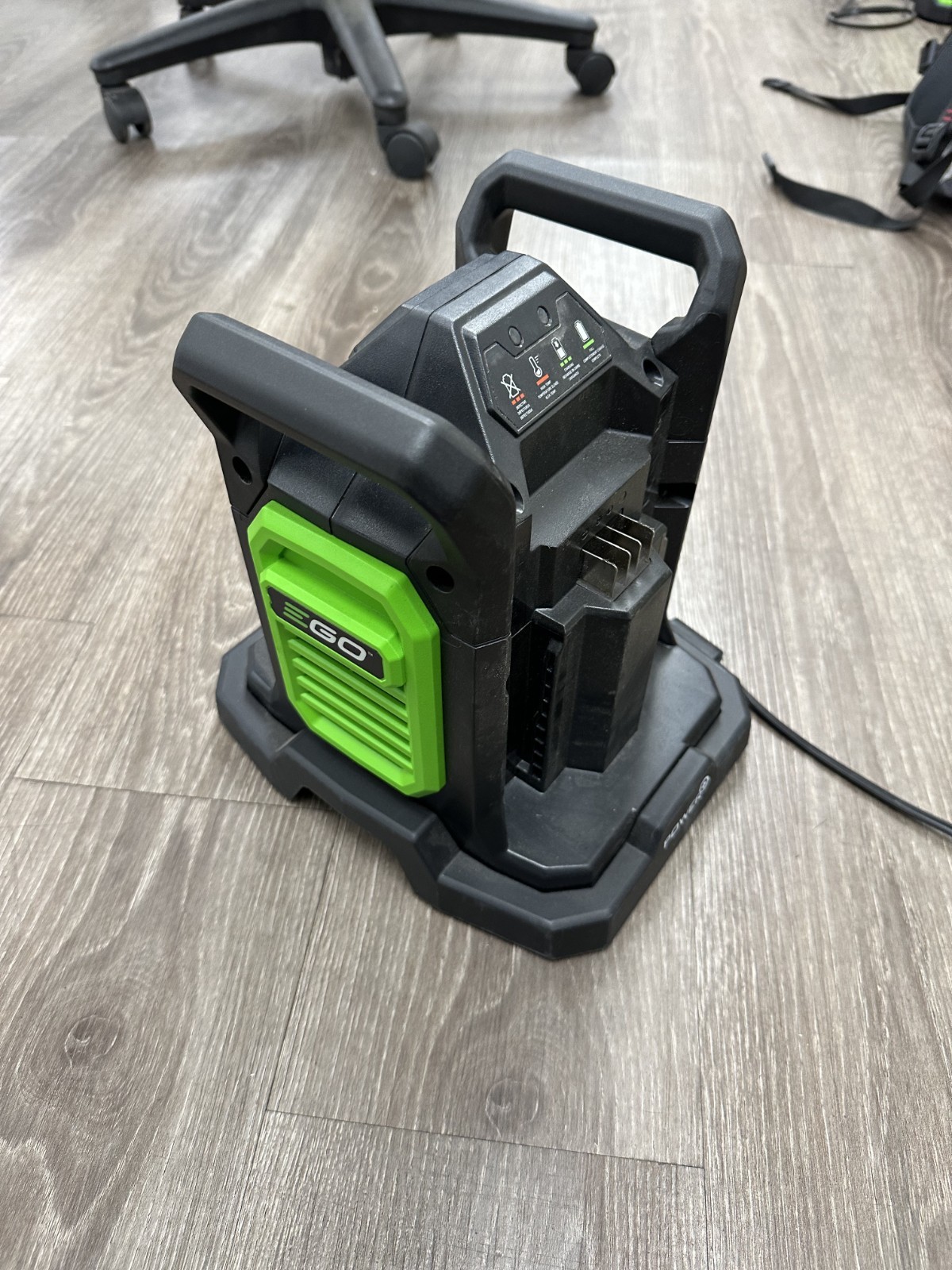 EGO Power+ CH2800D 56V 280W Dual Port Battery Charger – Black/Green
