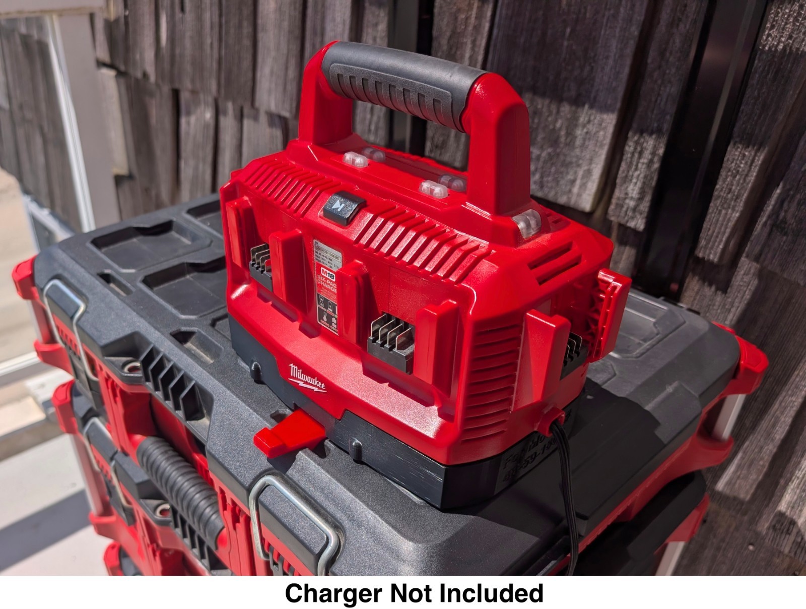 Packout Mount for Milwaukee M18 Six Pack Sequential Charger (Model# 48-59-1806)