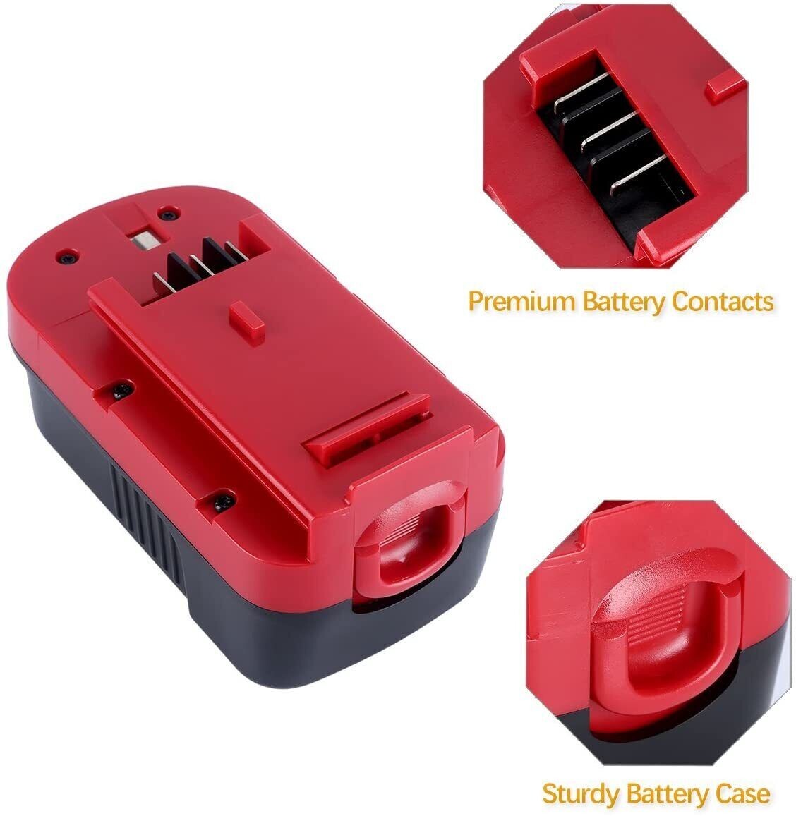2-Pack 18V for Black and Decker HPB18 18 Volt 3.6Ah Battery HPB18-OPE 244760-00