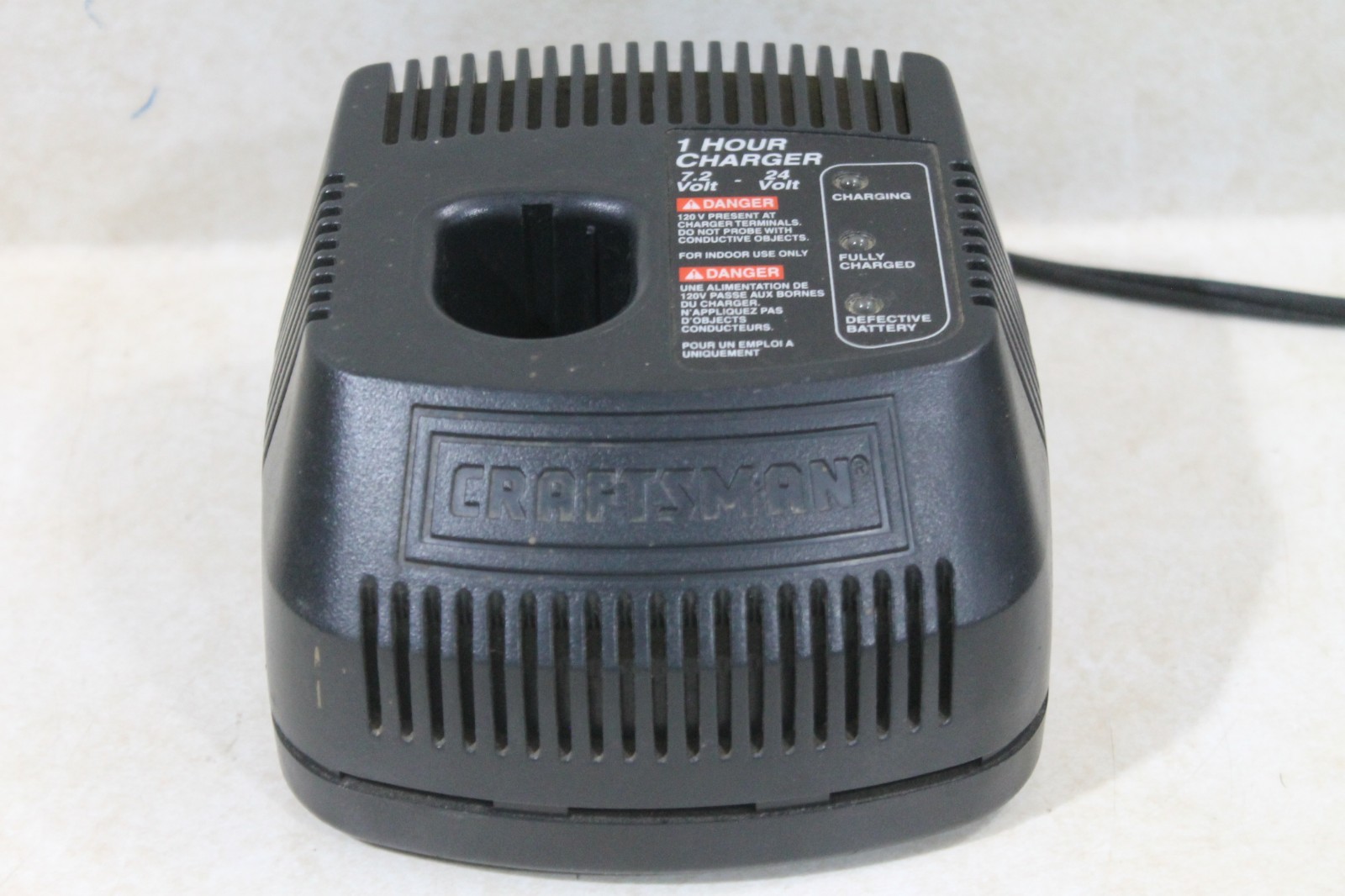 TESTED Craftsman 7.2V-24V Genuine OEM NiCd ONLY Battery Charger 1425301