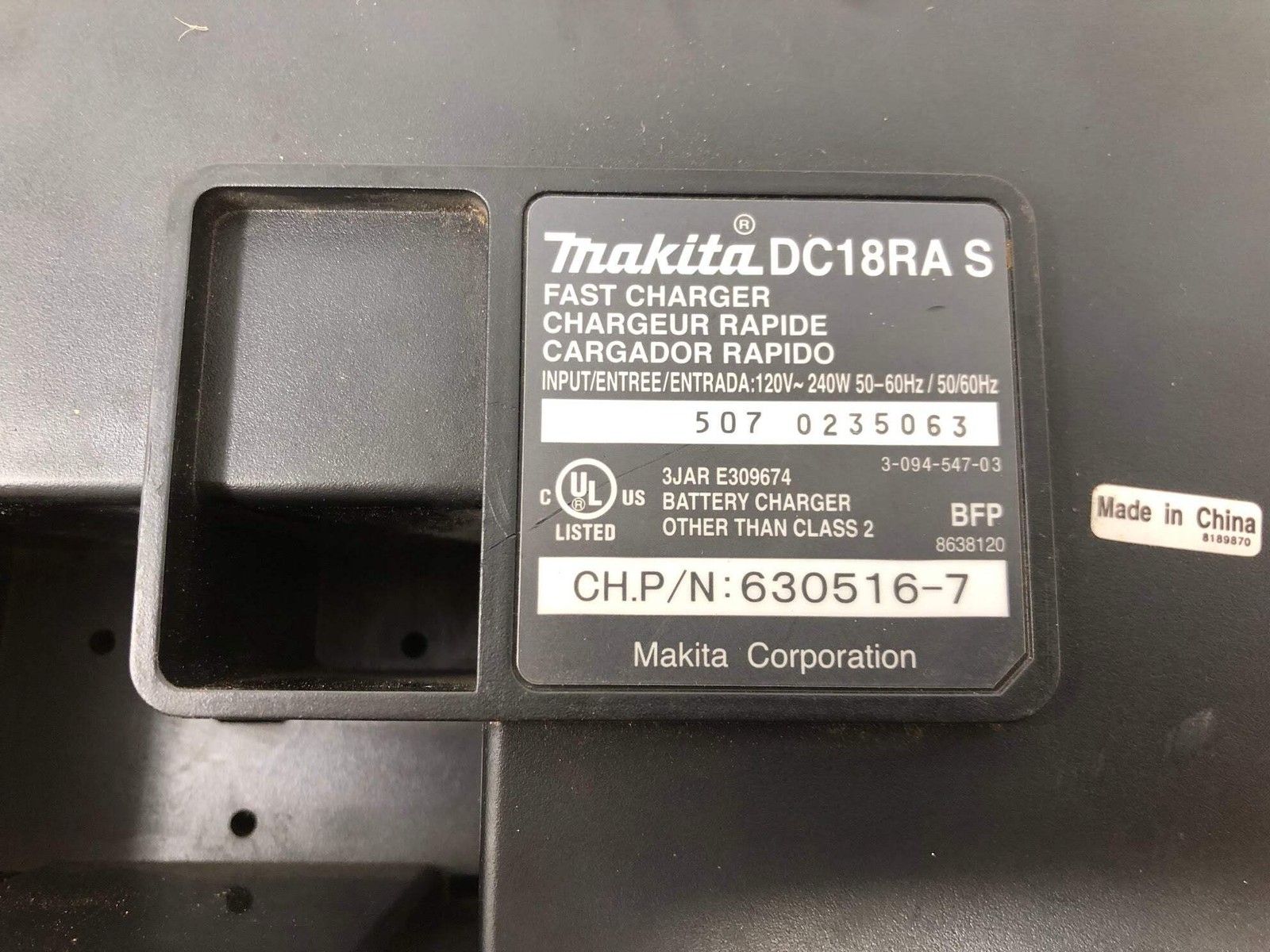 DC18R Makita 18V Rapid Optimum Chargers (x2 – Used)