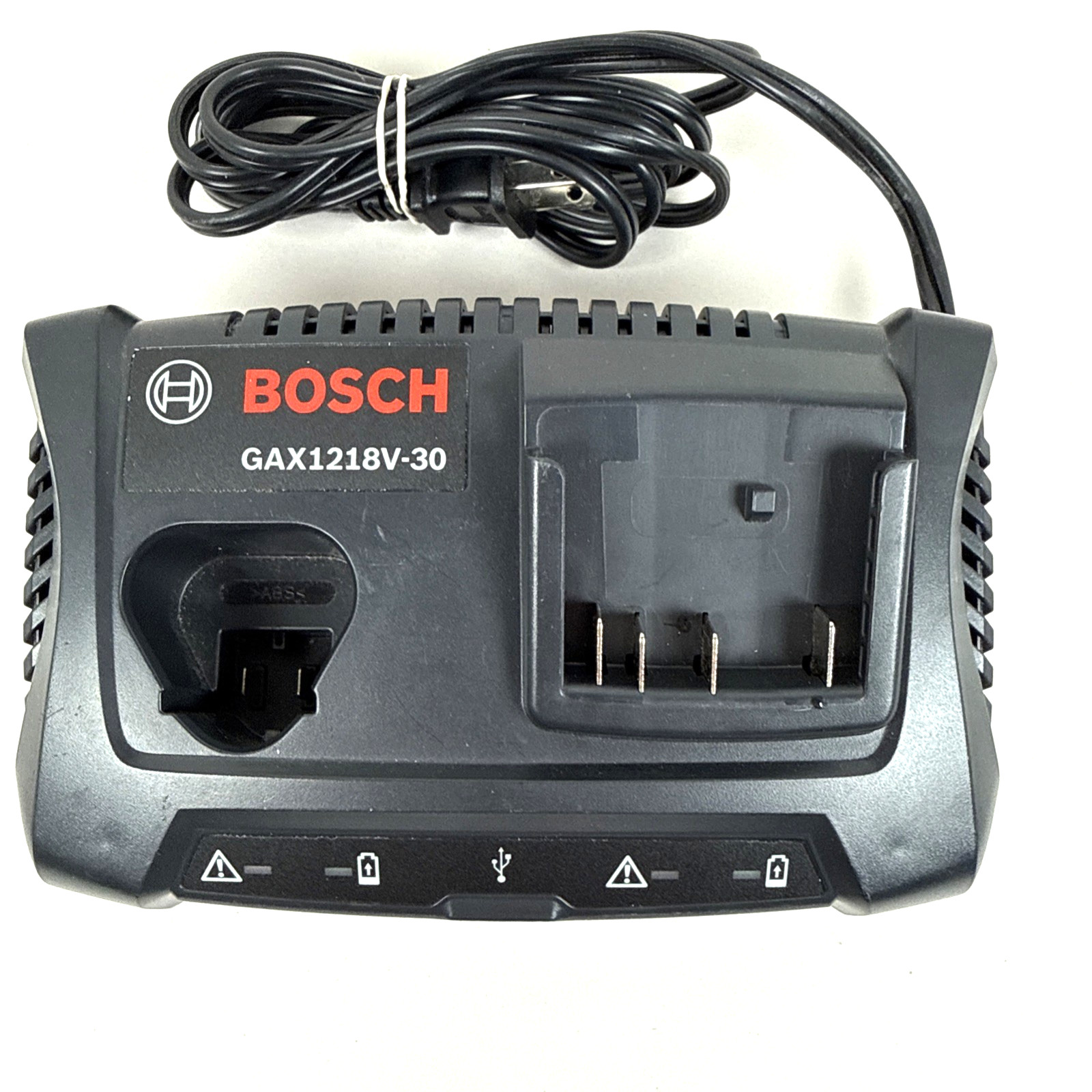 BOSCH Genuine GAX1218V-30 Lithium Ion Battery Charger 12V Max 18V USB Port