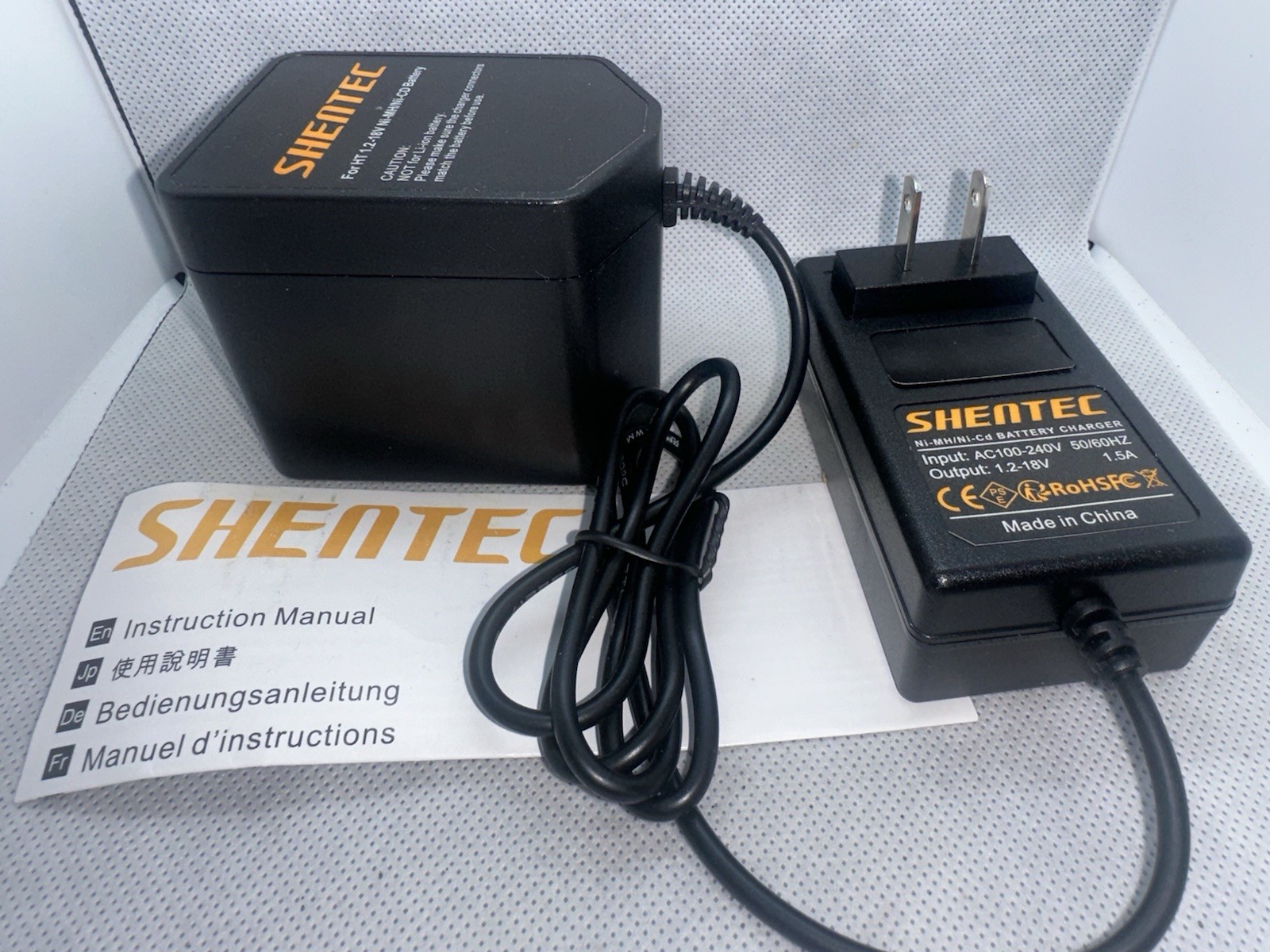 SHENTEC 7.2V-18V Ni-MH/Ni CD BATTERY CHARGER
