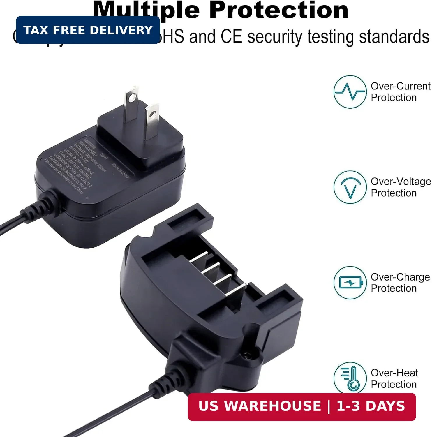 LCS1620B 20V Charger Compatible with Black and Decker 20V Max Lithium Battery LB