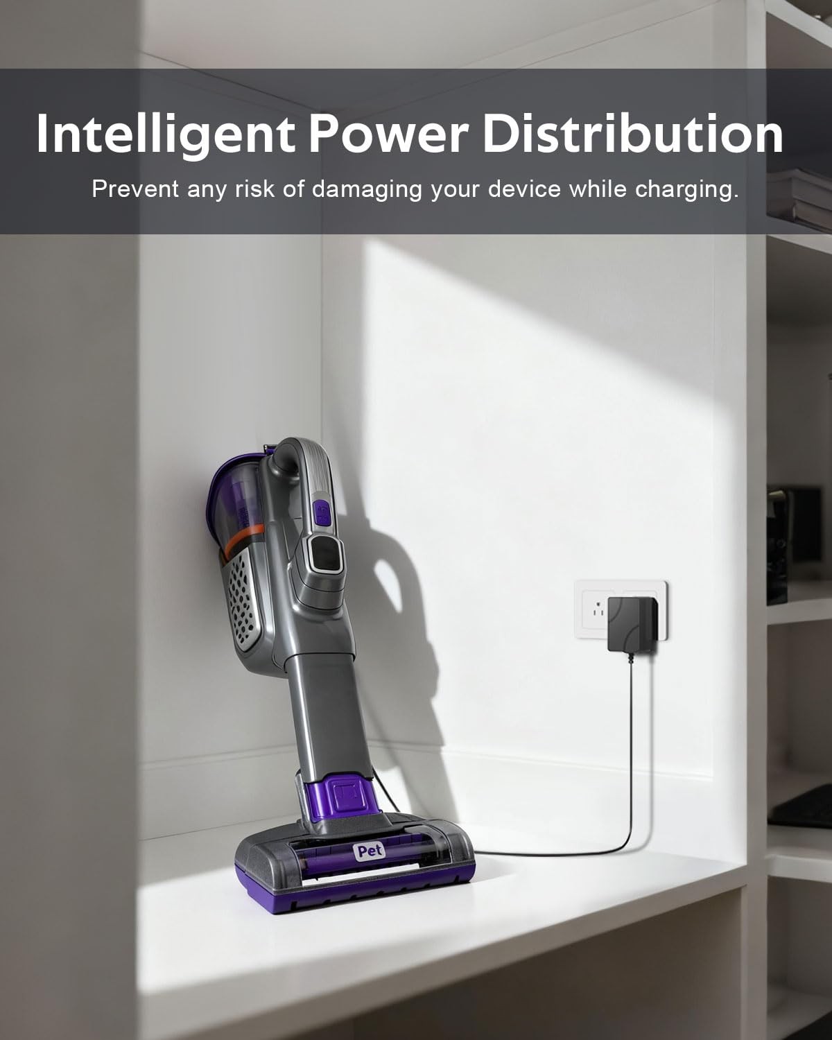Charger Fit for Black and Decker Dustbuster 4.54 x 2.65 x 1.78 inches, BLACK