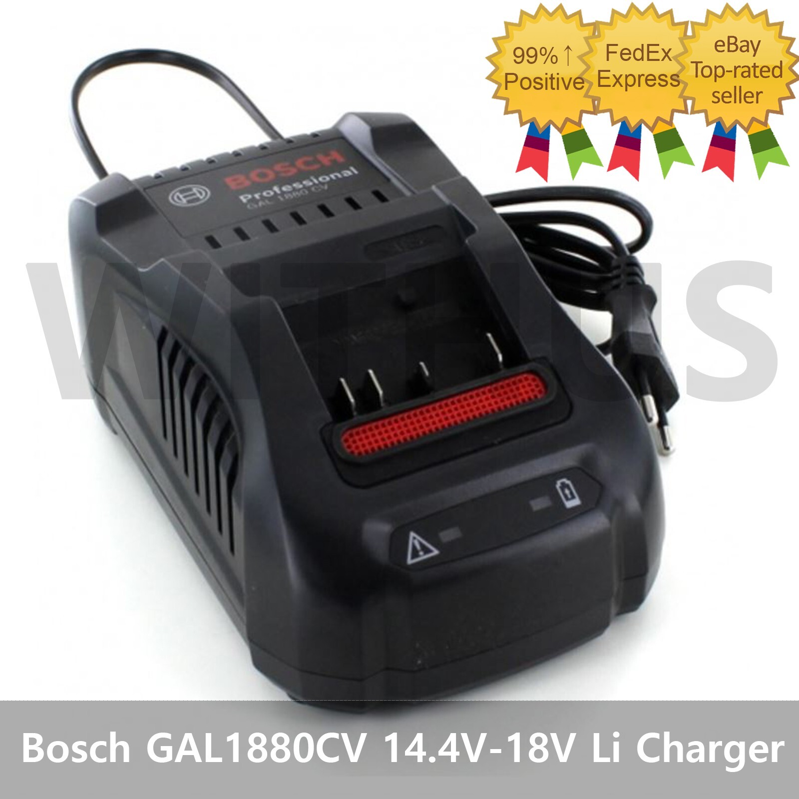 Bosch GAL1880CV 14.4V-18V Li Charger GSR,GSB,GDR,GST,GDS (220V/Bulk Pack)