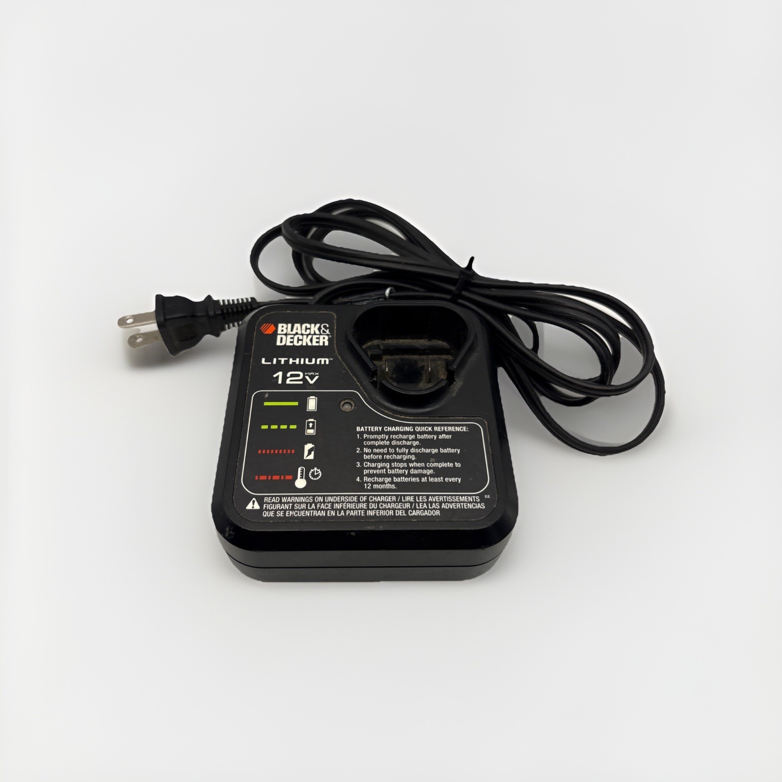 Black and Decker LCS12 Type 1 12 Volt Lithium Charger LBX12 Battery REPLACEMENT