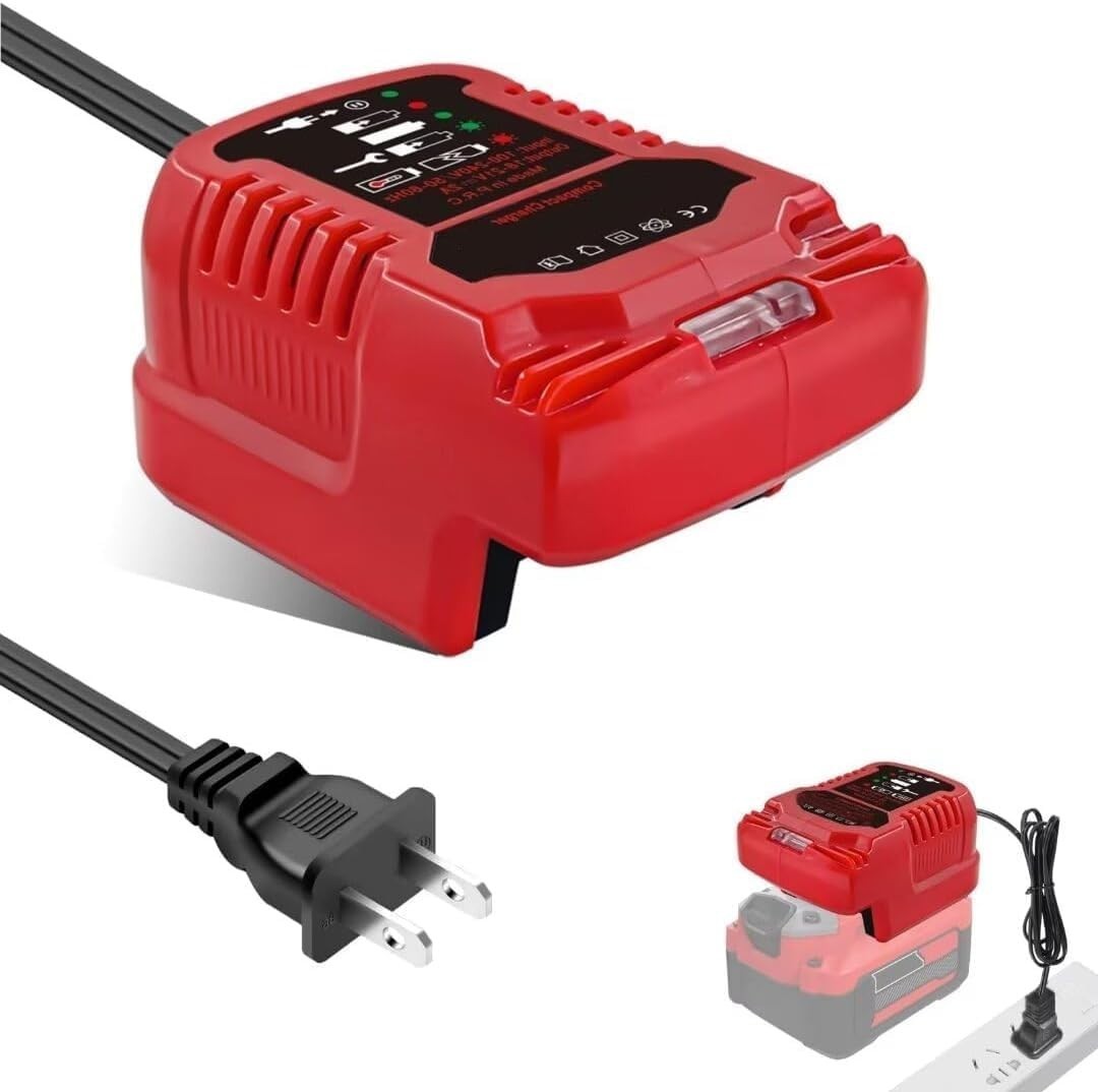 Lightweight Mini Battery Charger – 110V Input for 18V Craftsman V20 Tools