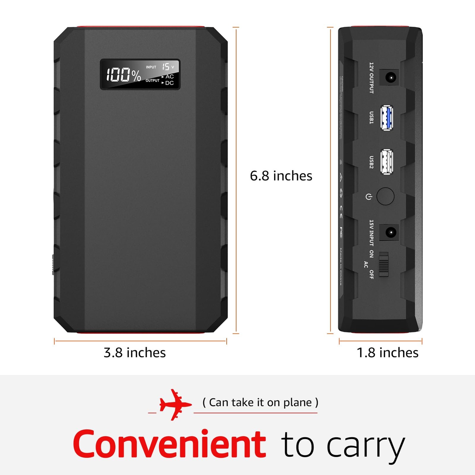 Sinkeu Portable Power Bank Ac Outlet 88.8Wh Portable Laptop Charger Portable