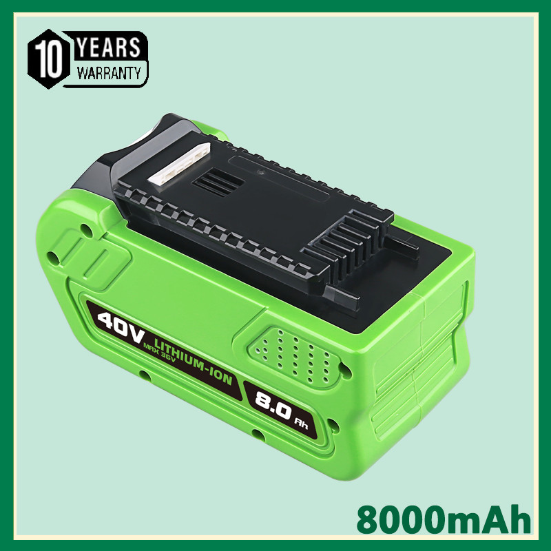 40V 8.0Ah For Greenworks G-MAX Lithium Battery 29472 29462 29252 20202 40 Volt