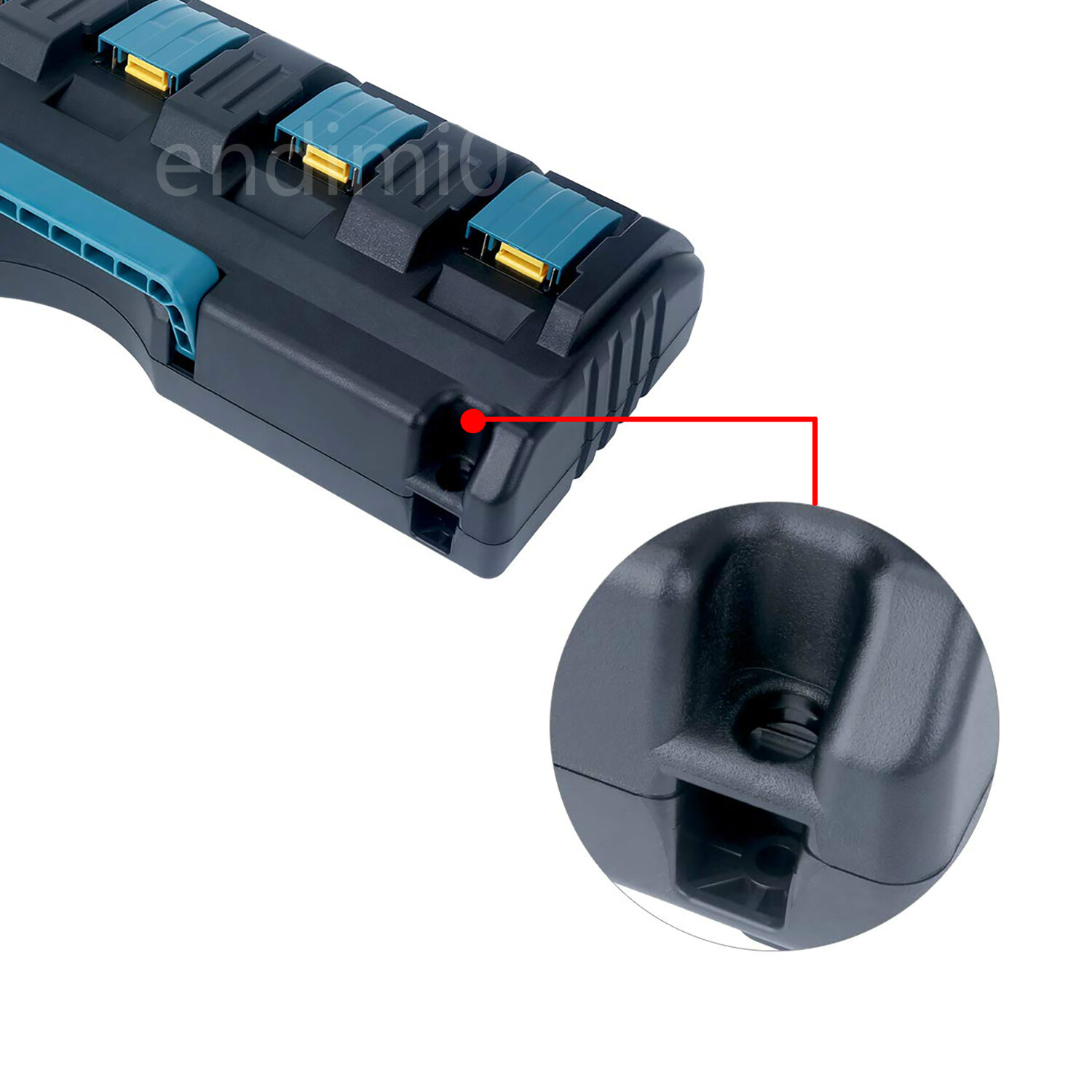 4-Slot Makita DC18SF 18V/14.4V Li-ion Battery Replace Fast Charger (4 PORT*3Ah)