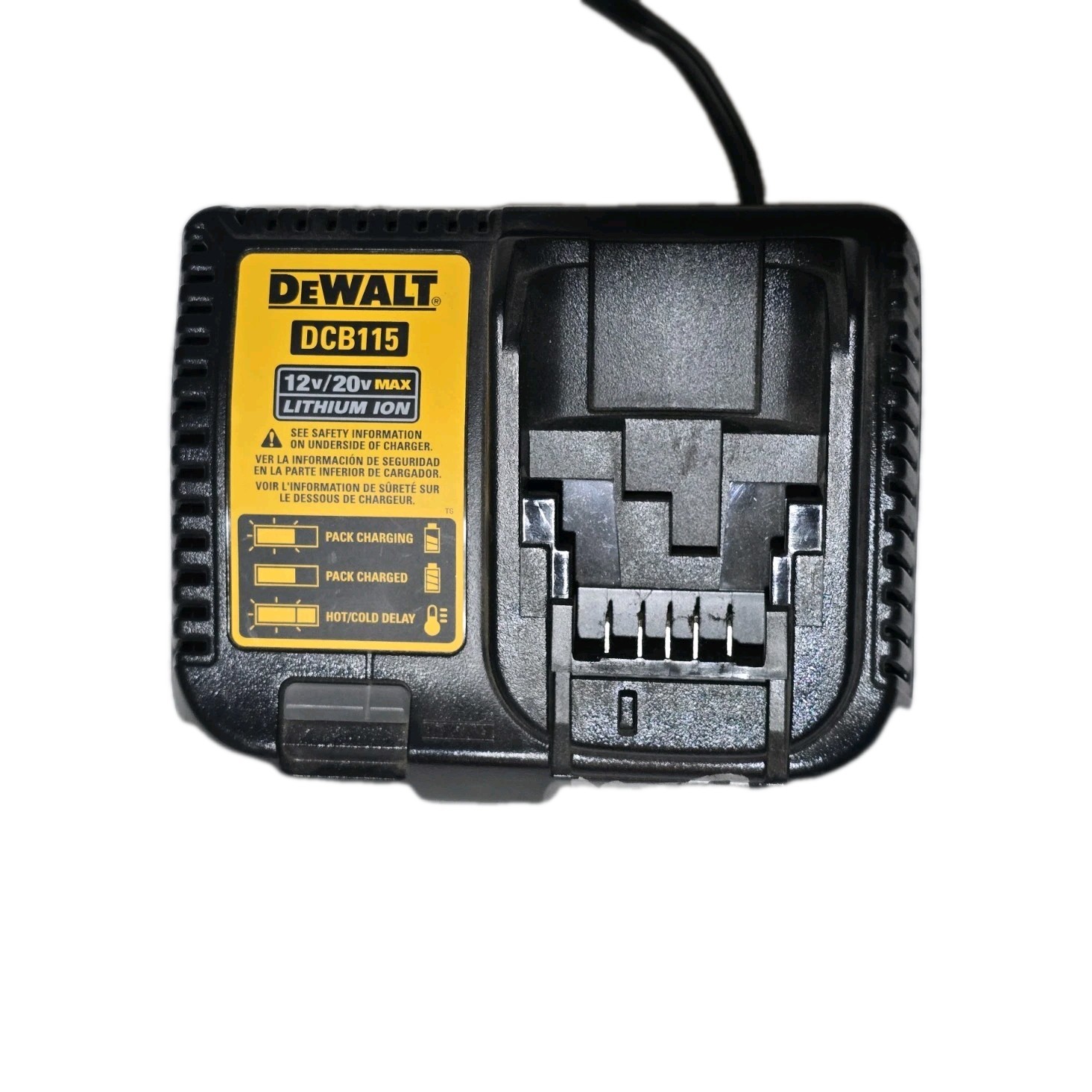 DeWalt DCB115 12V/20VMax Li-Ion Fast Charger USED