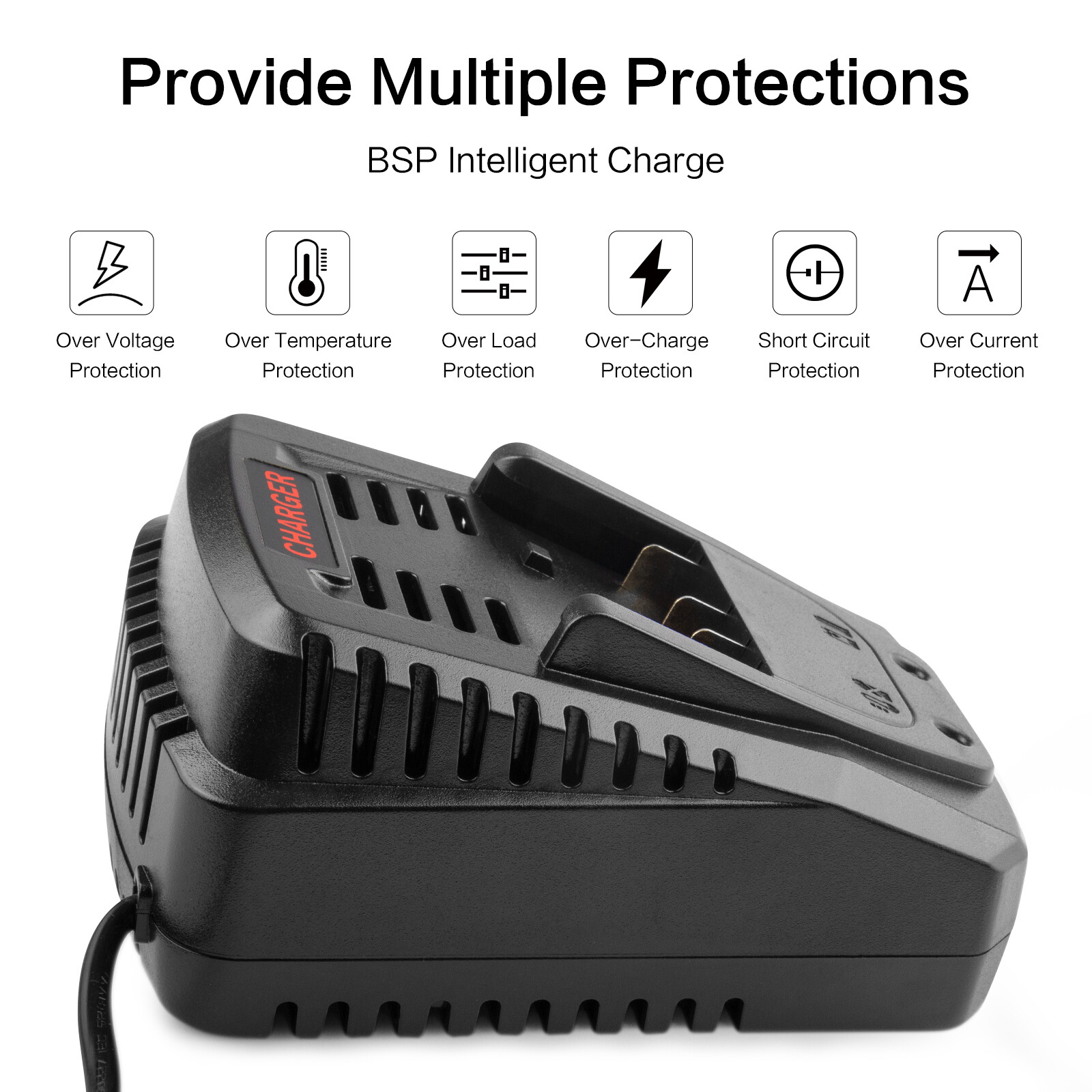 14.4V-18V Li-Ion Battery Charger For Bosch BC660 BAT612 BAT620 BAT609 Power Tool