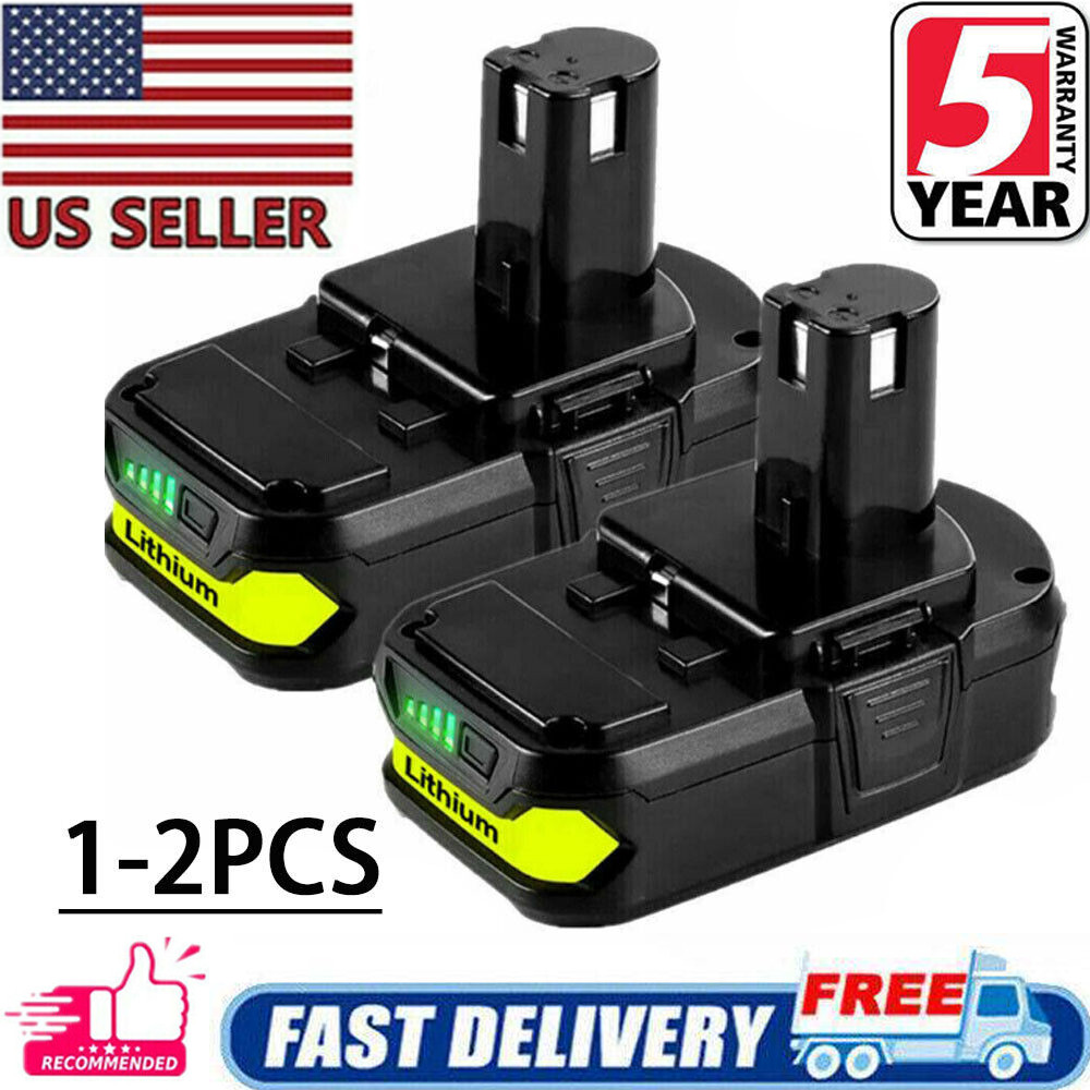 NEW replacement For Ryobi 18Volt P102 Lithium-Ion Battery 18V 3.0Ah P108 P107 US